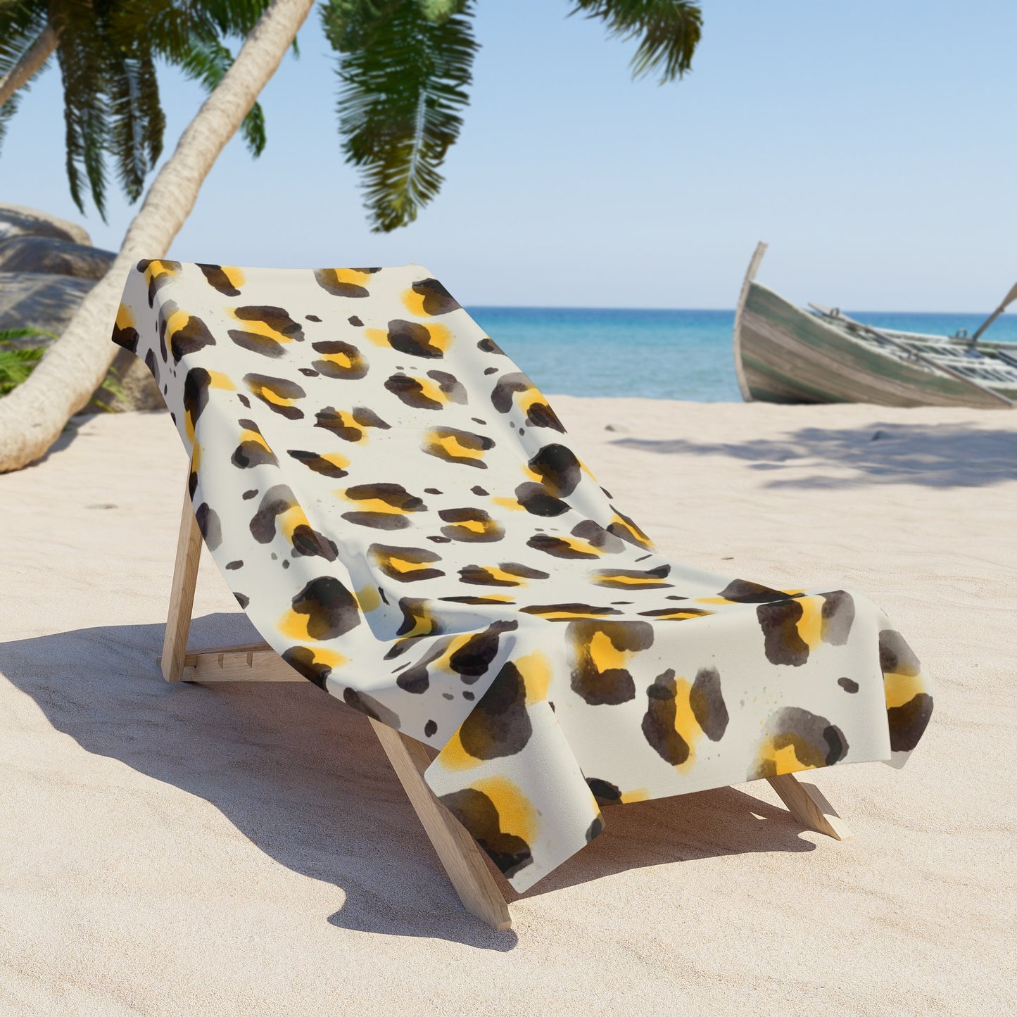 Leopard Beach Towel