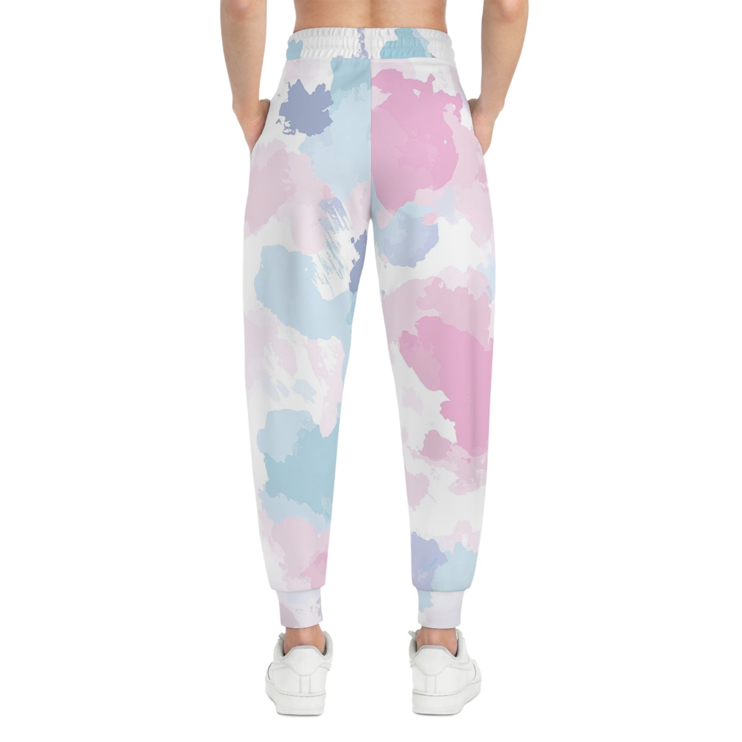 Pastel Cloud Print Joggers