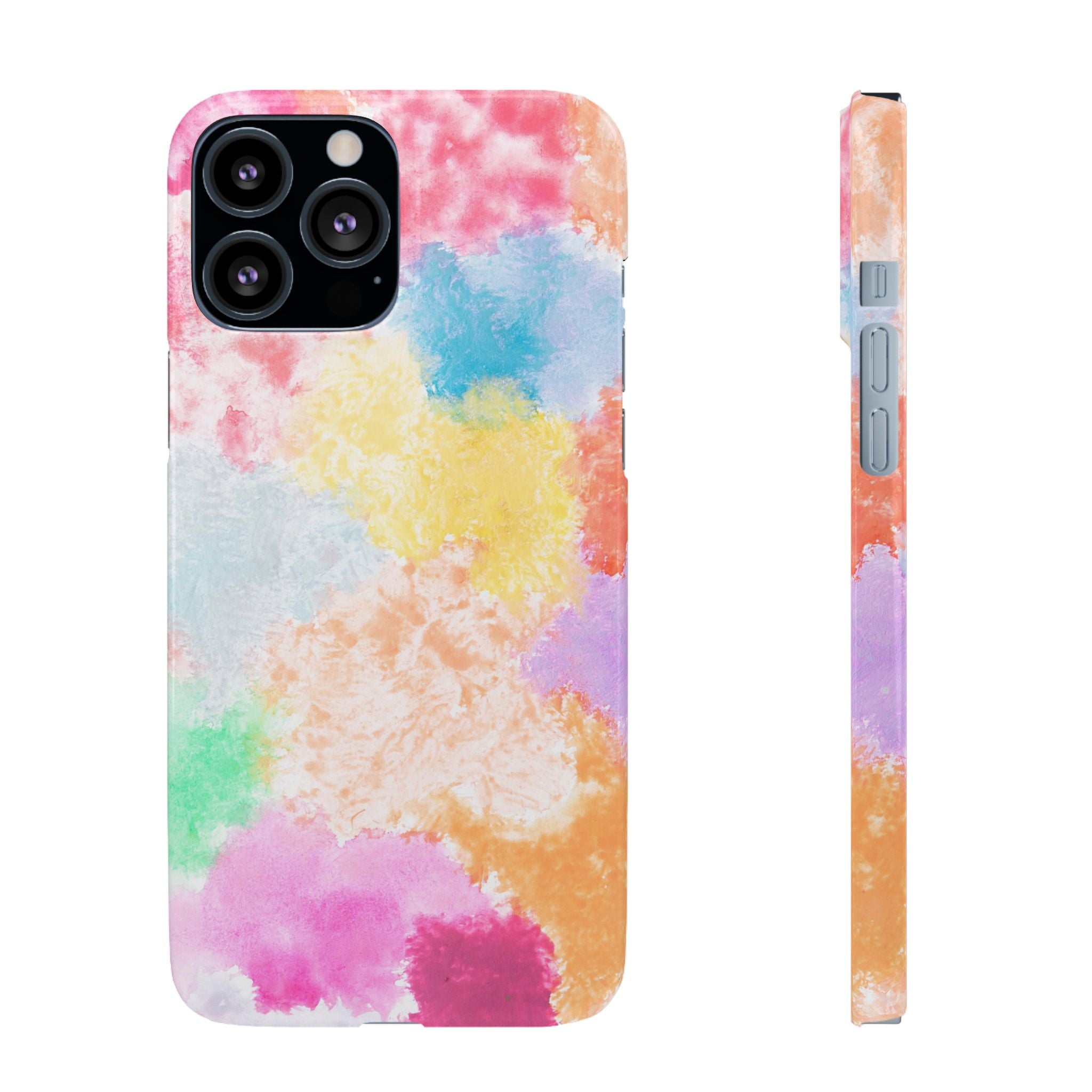Colorful Watercolor Snap Cases for Phones
