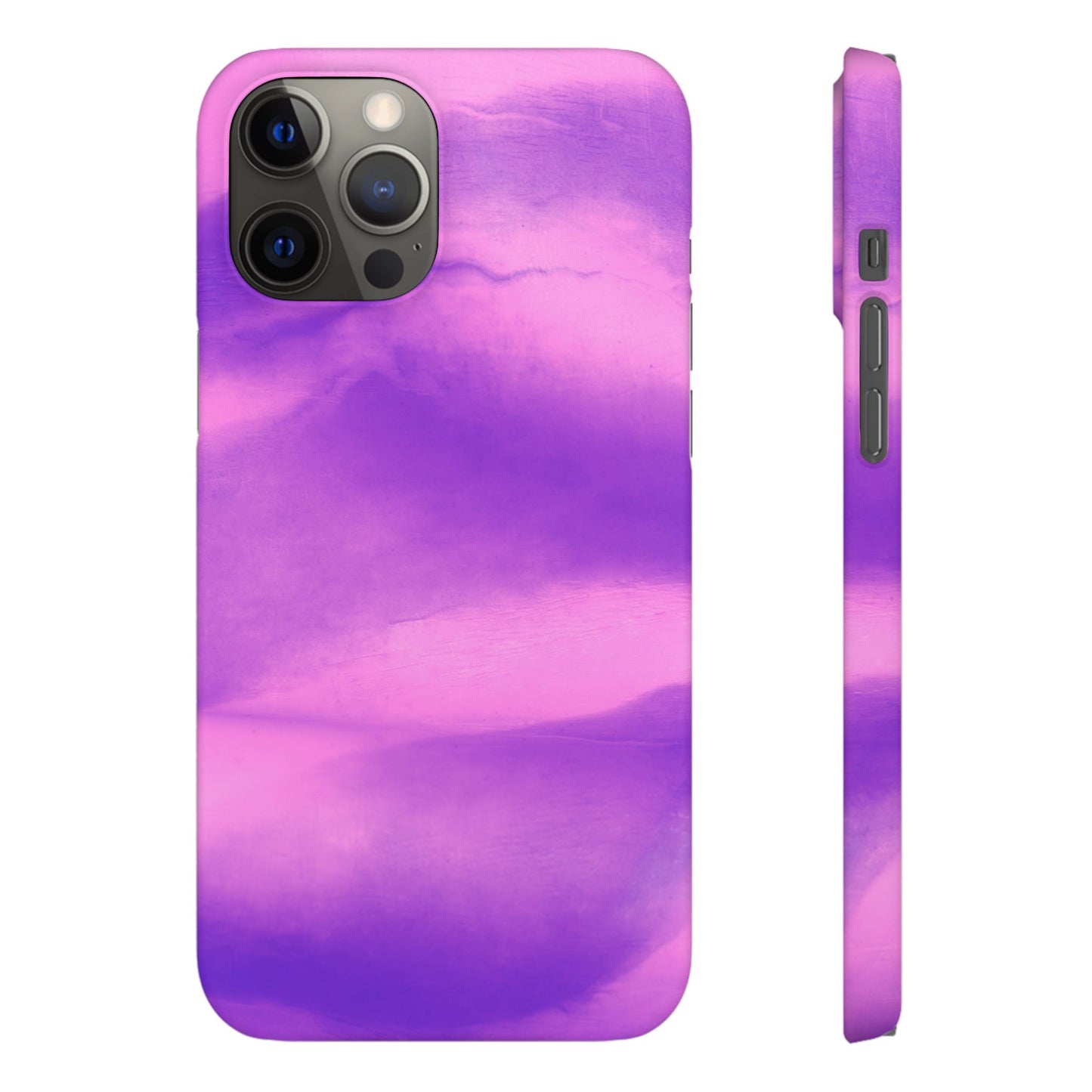 Stylish Purple Marble Snap Case for Phone