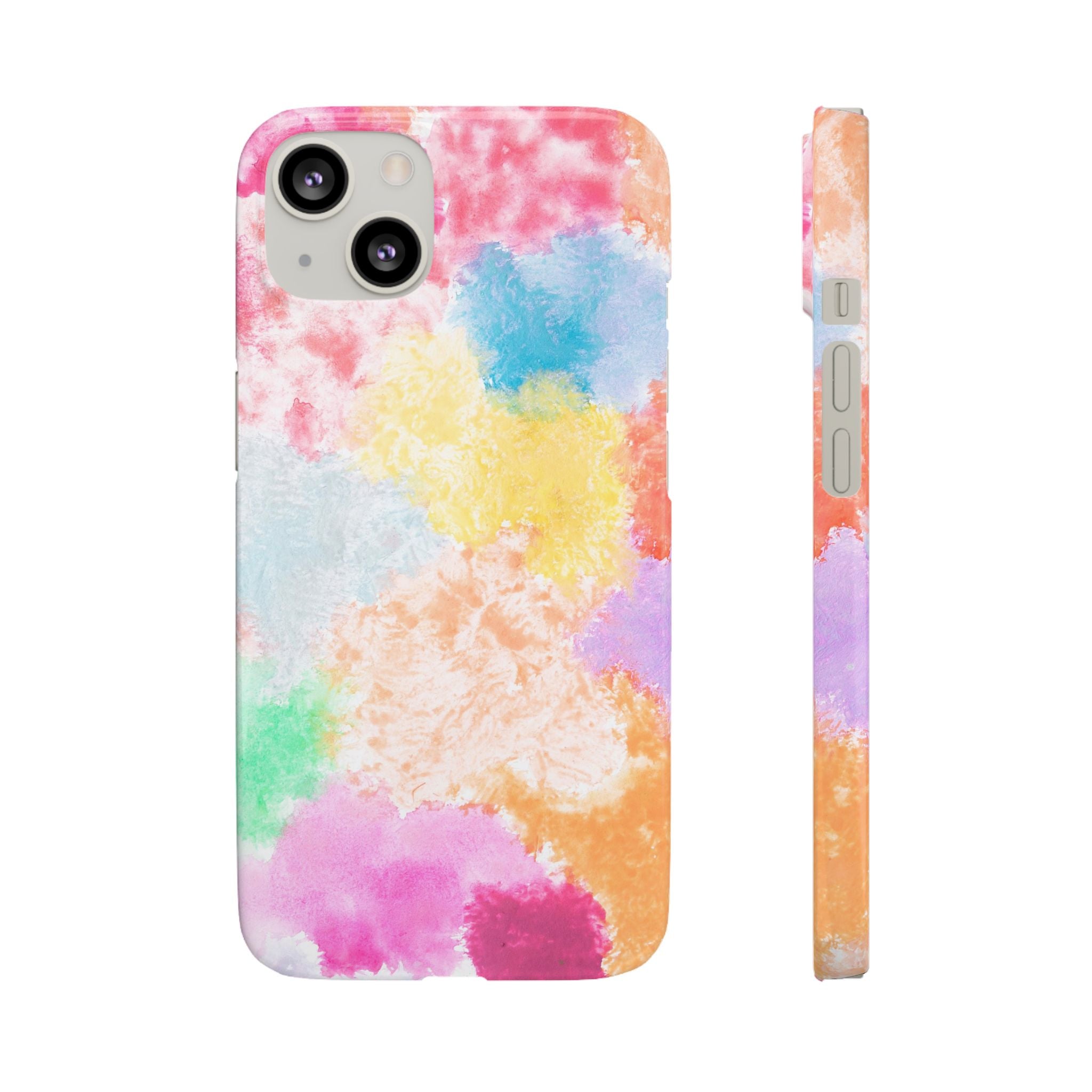 Colorful Watercolor Snap Cases for Phones