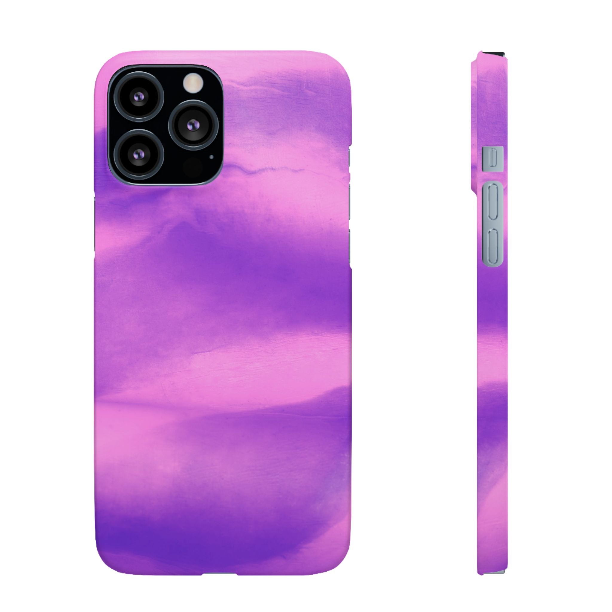 Stylish Purple Marble Snap Case for Phone