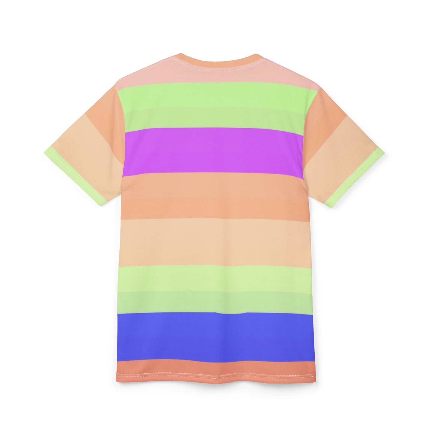 Unisex Tee a strisce e colorata