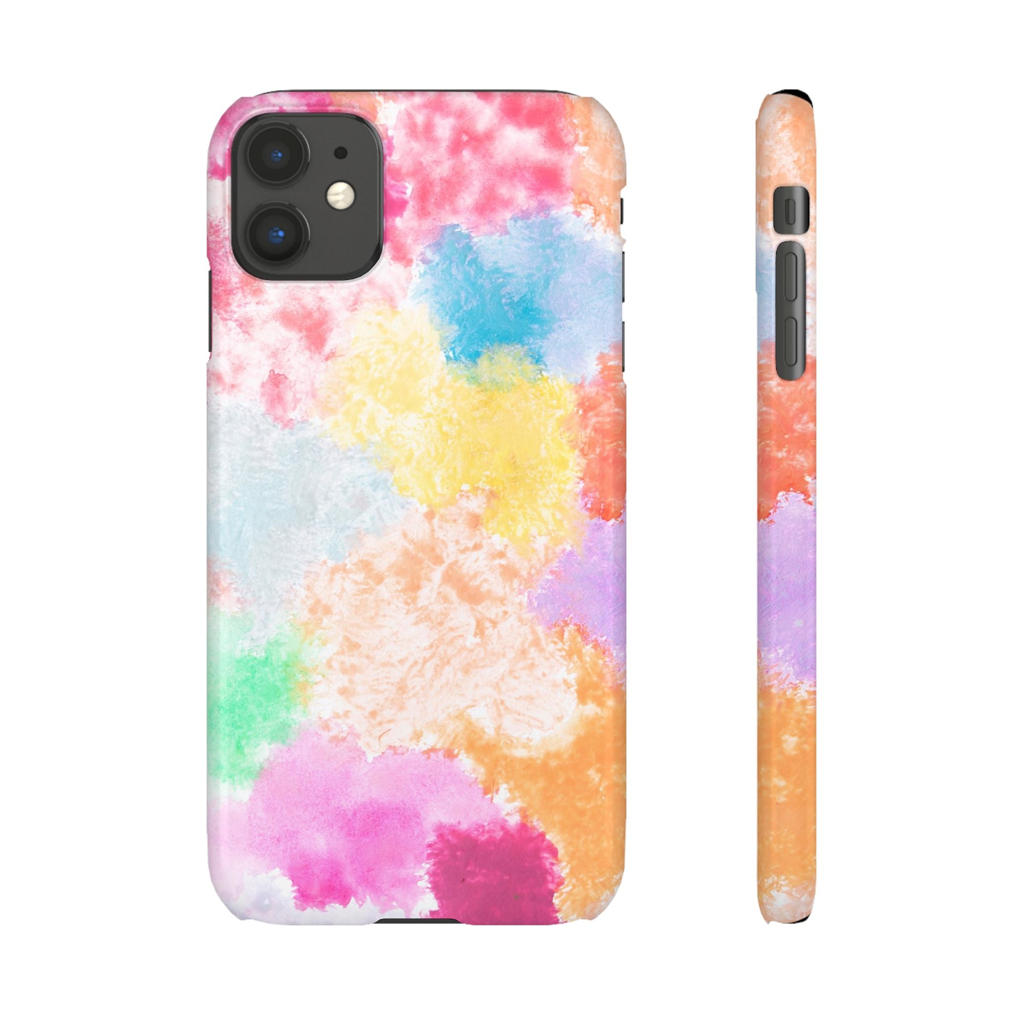 Colorful Watercolor Snap Cases for Phones