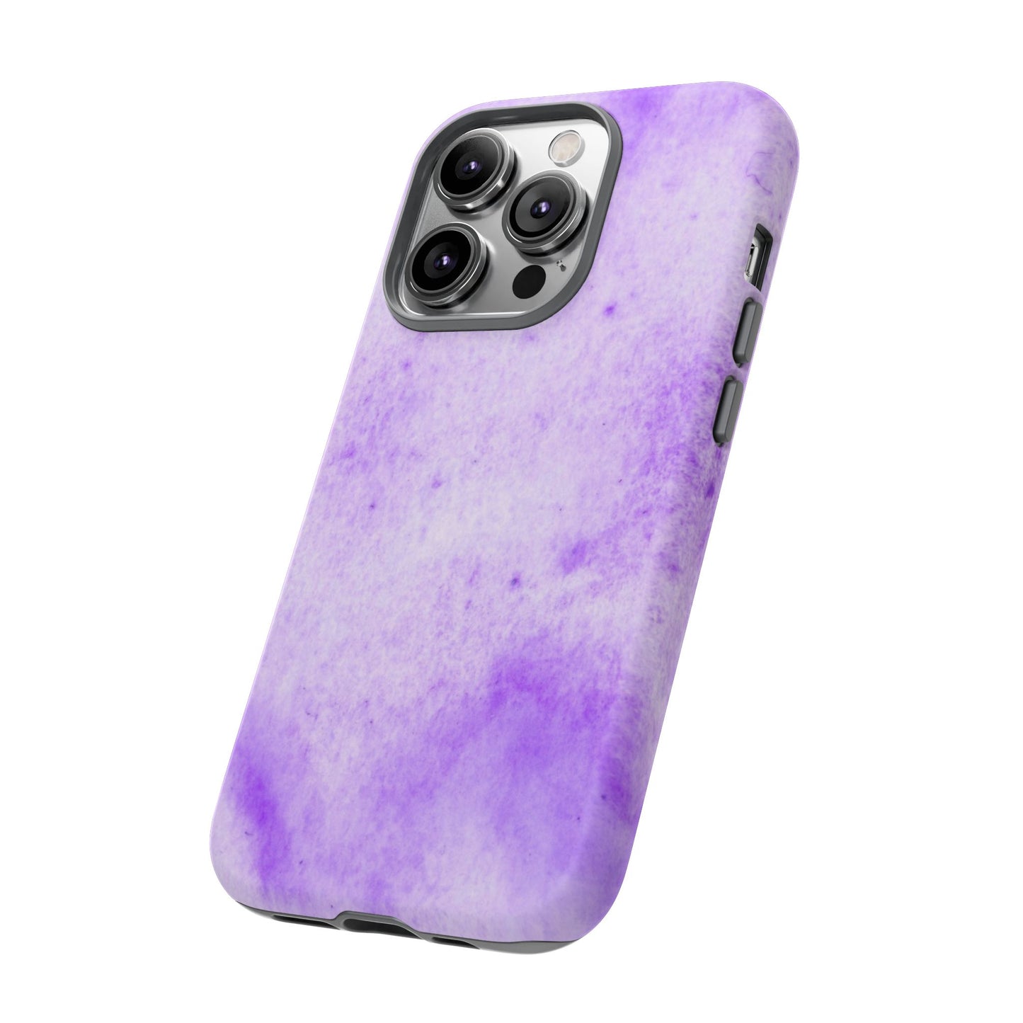 Stylish Phone Case, Purple Marble Design