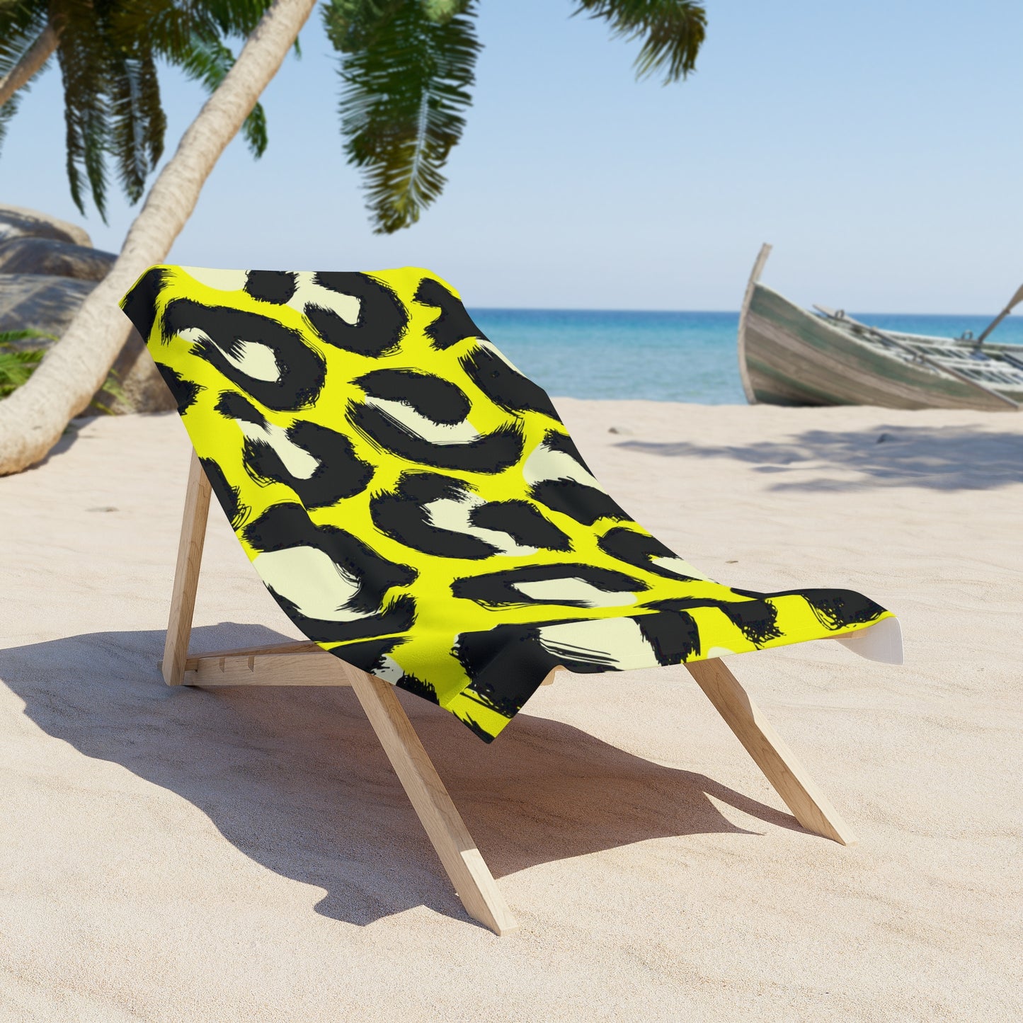 Leopard  Beach Towel - Summer Vibes