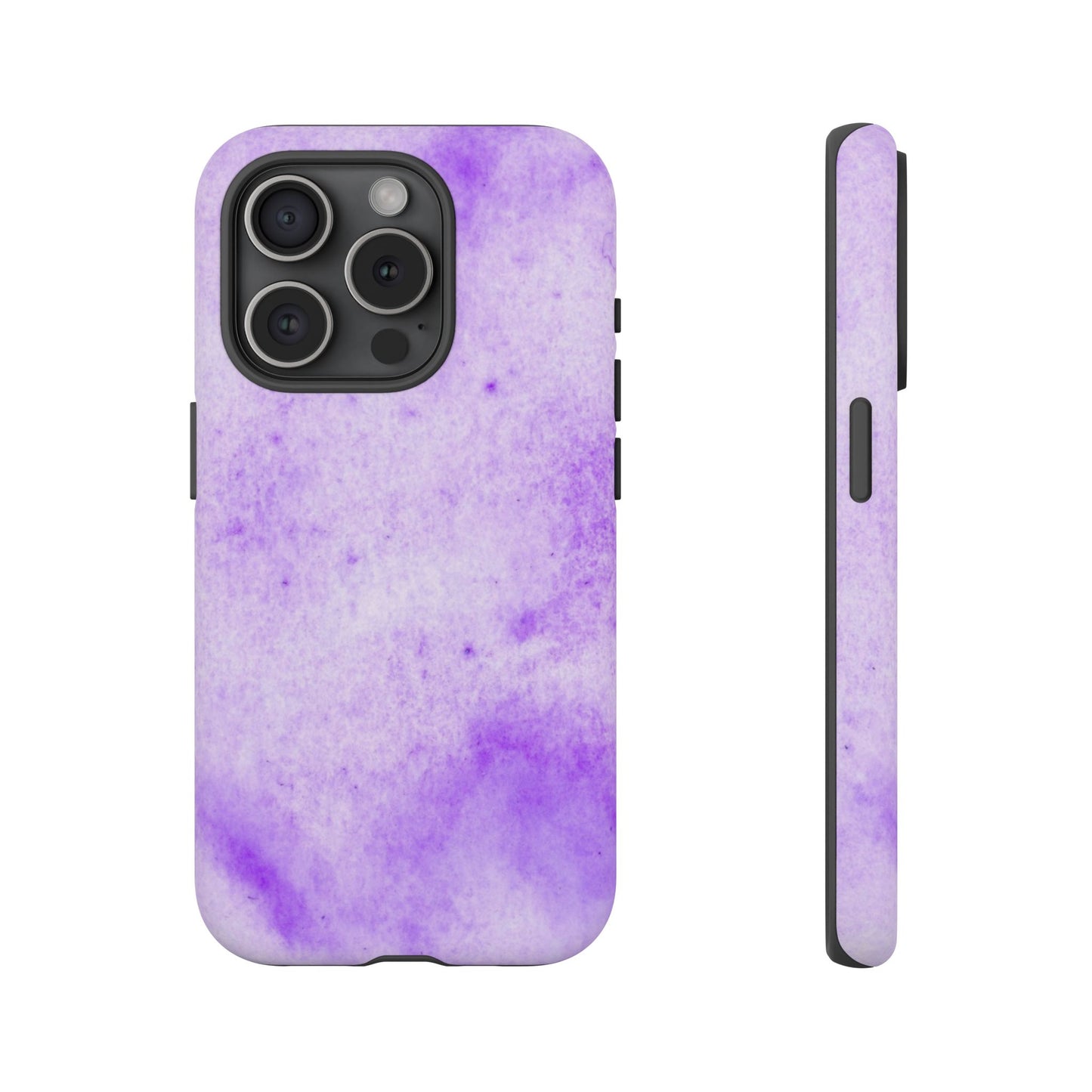Stylish Phone Case, Purple Marble Design