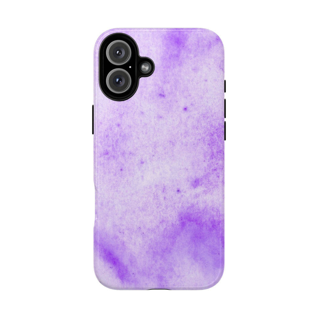 Stylish Phone Case, Purple Marble Design