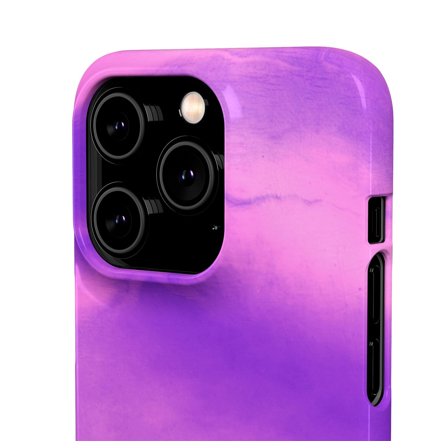 Stylish Purple Marble Snap Case for Phone