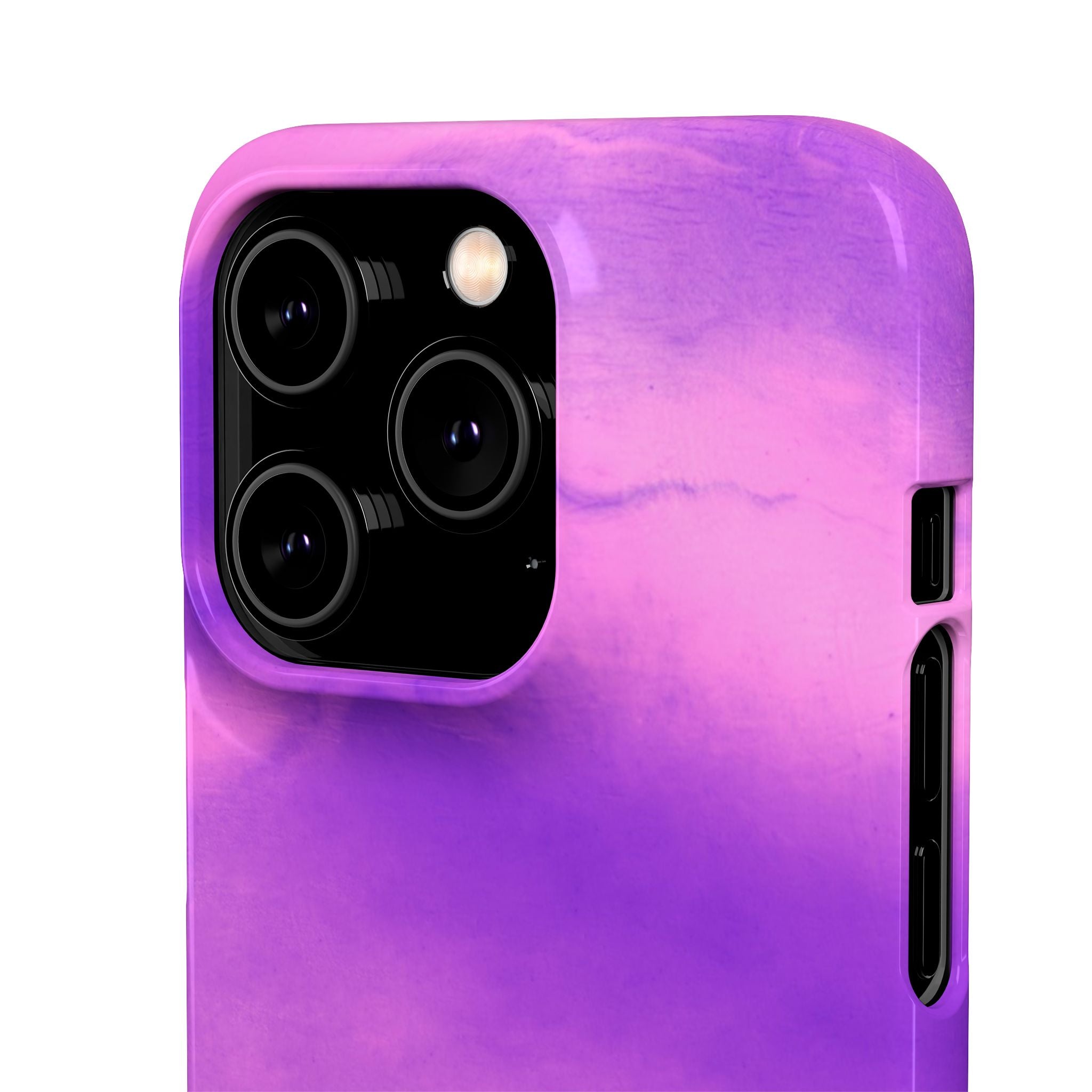 Stylish Purple Marble Snap Case for Phone