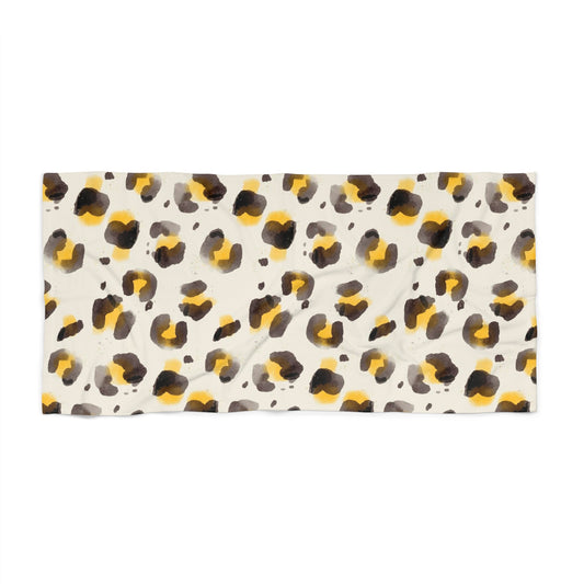 Leopard  Beach Towel
