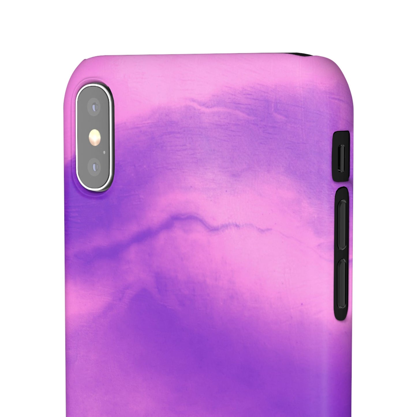 Stylish Purple Marble Snap Case for Phone