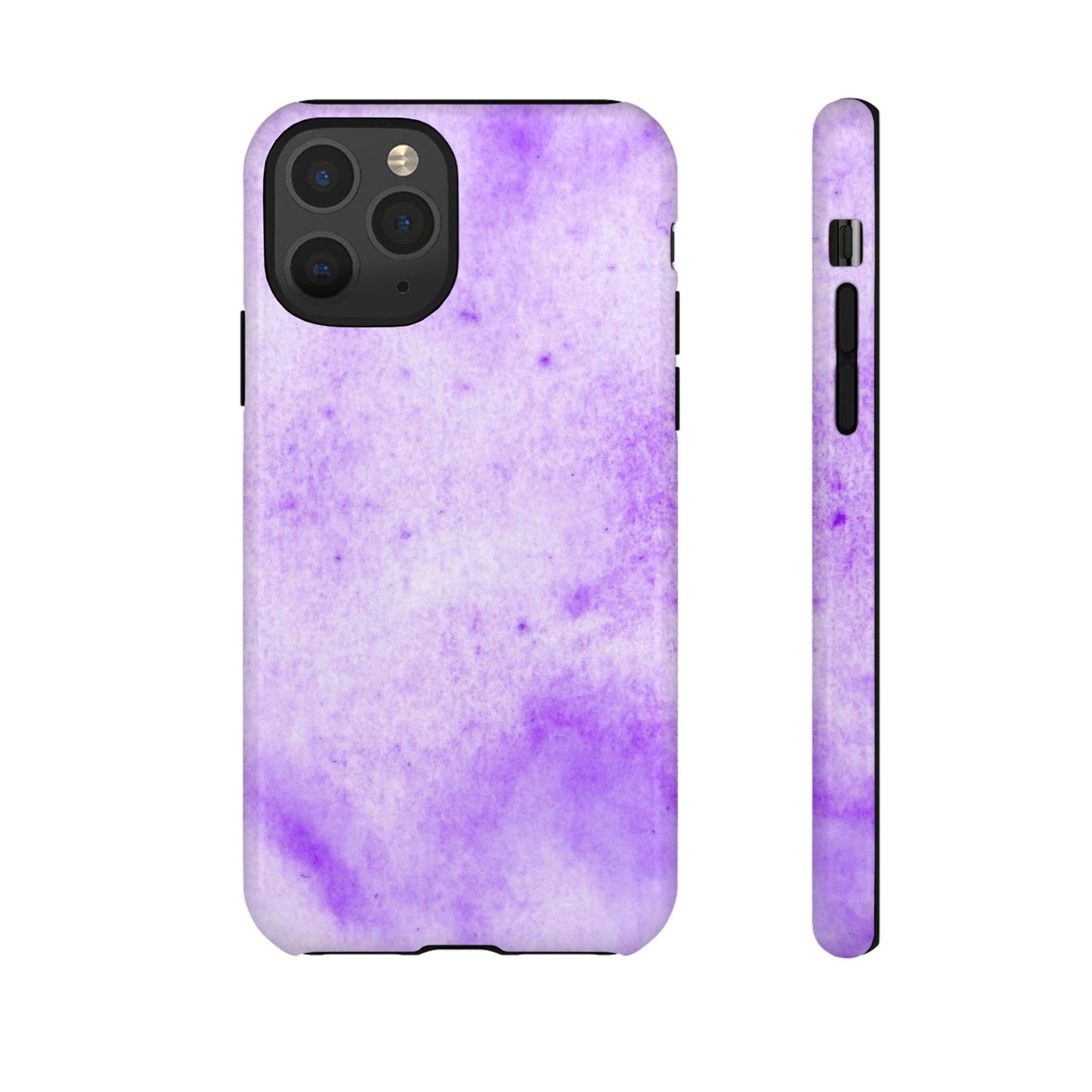 Stylish Phone Case, Purple Marble Design