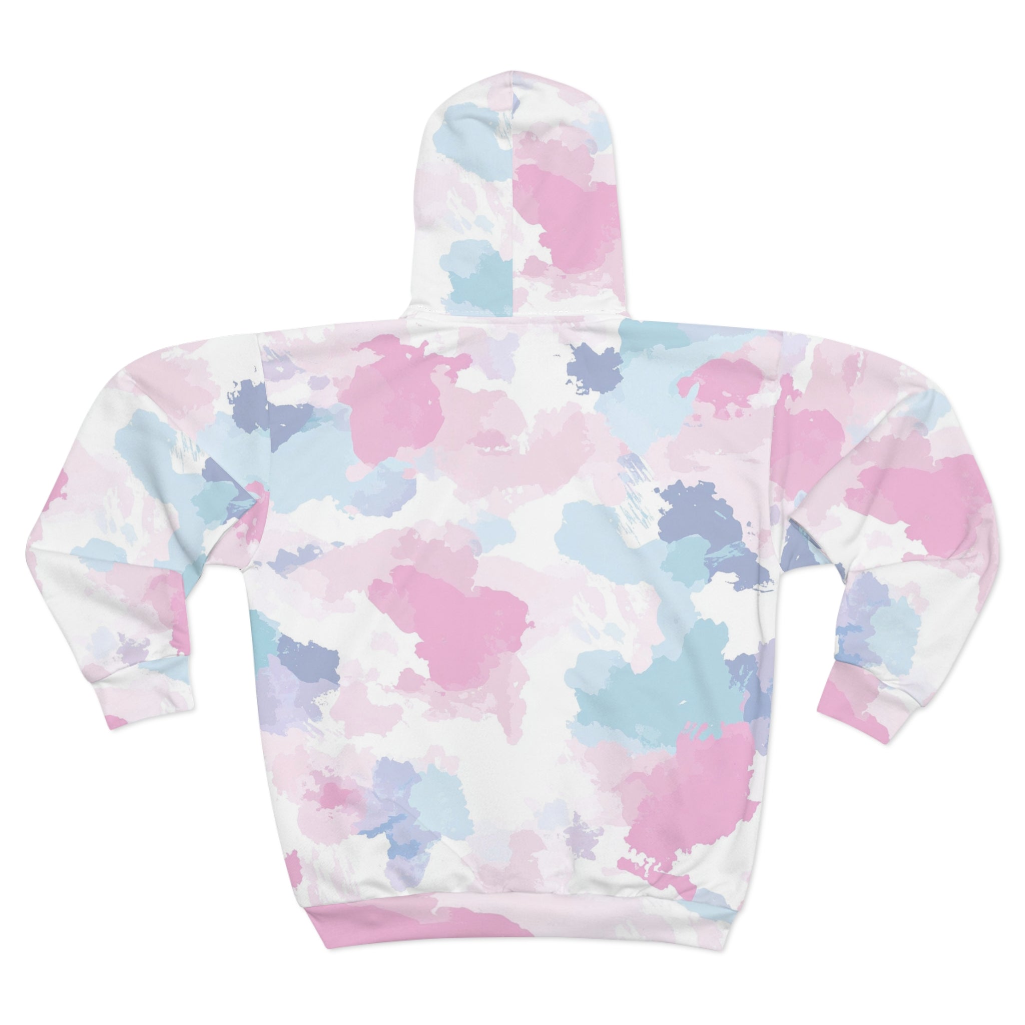 Watercolor Zip Hoodie