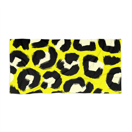 Leopard  Beach Towel - Summer Vibes
