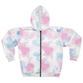 Watercolor Zip Hoodie