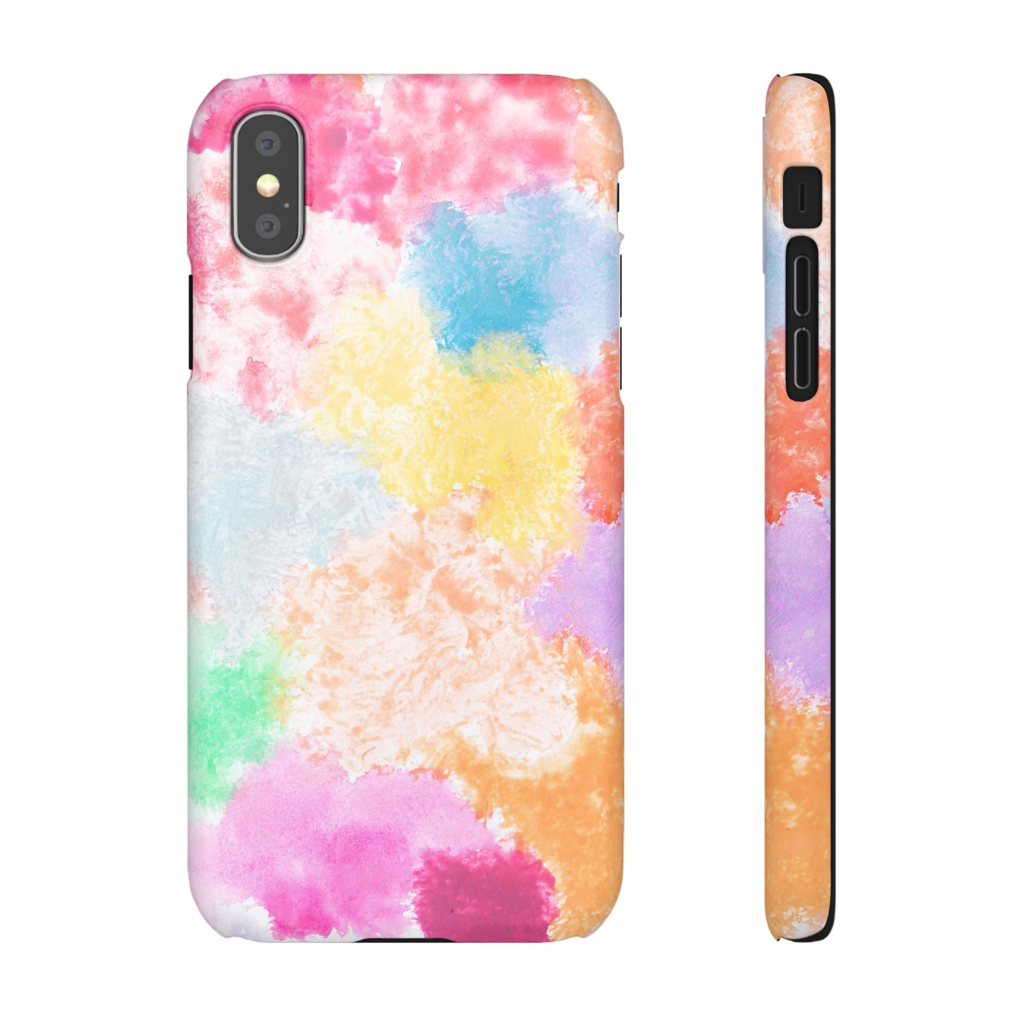 Colorful Watercolor Snap Cases for Phones