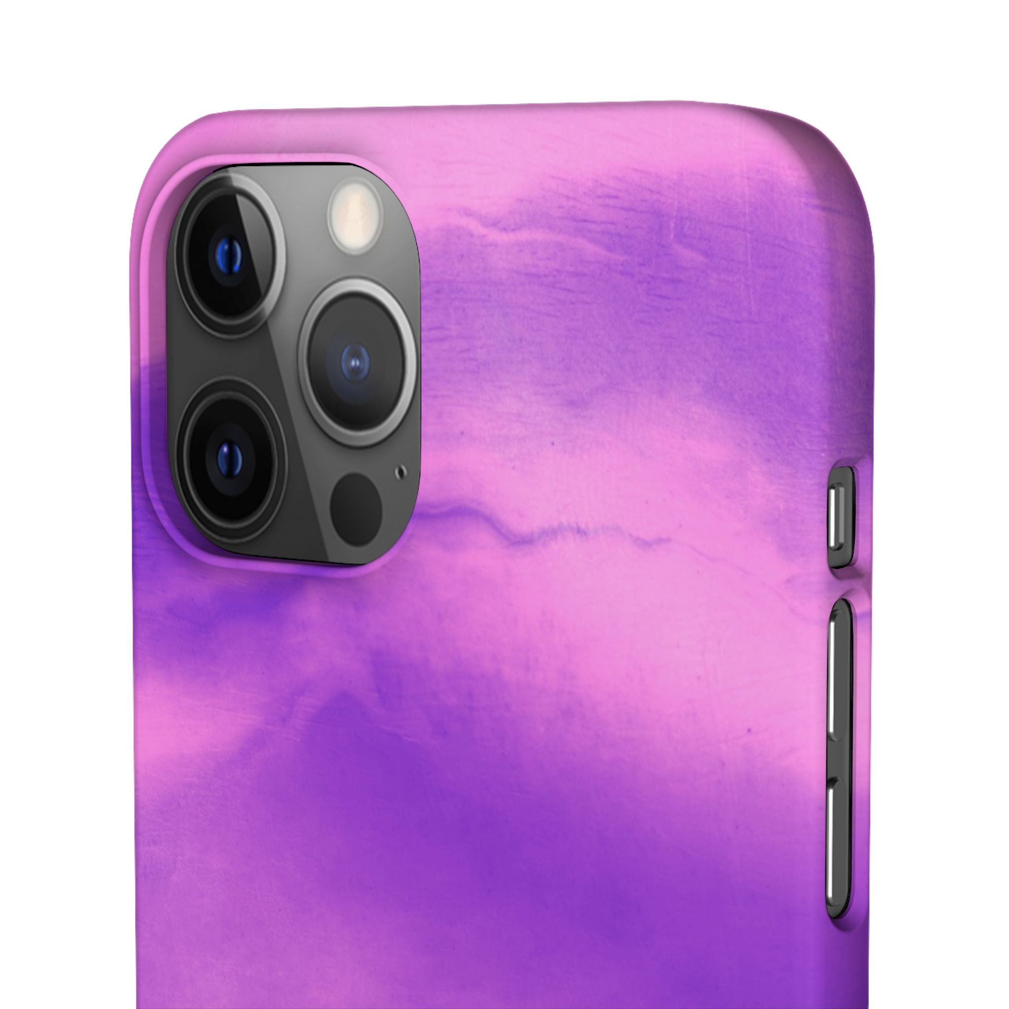 Stylish Purple Marble Snap Case for Phone