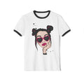 Trendy Graphic Ringer T-Shirt