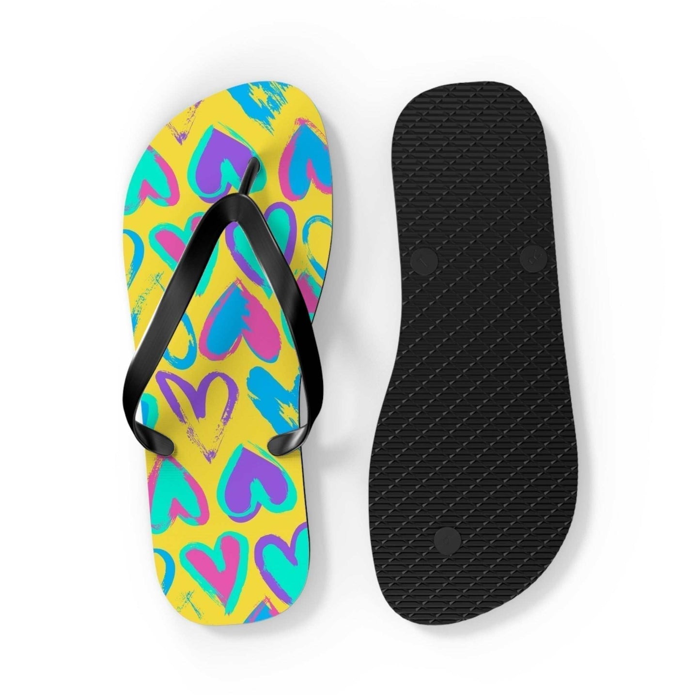 Flip-Flops Cuori Colorati – Infradito Estive Vivaci e Comode