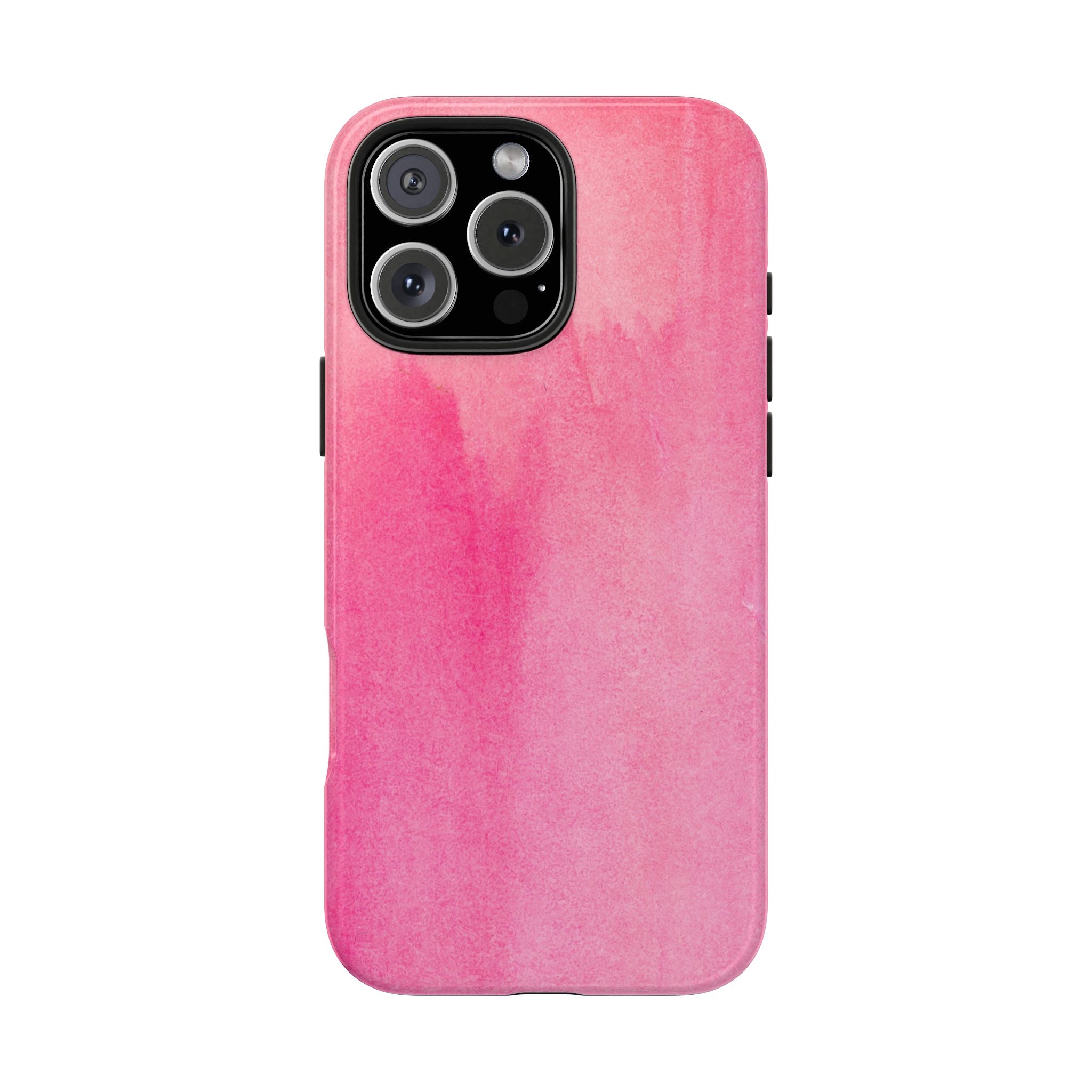 Custodie eleganti e resistenti per telefono - Design acquerello rosa, protezione durevole, idea regalo per adolescenti, accessori tecnologici alla moda