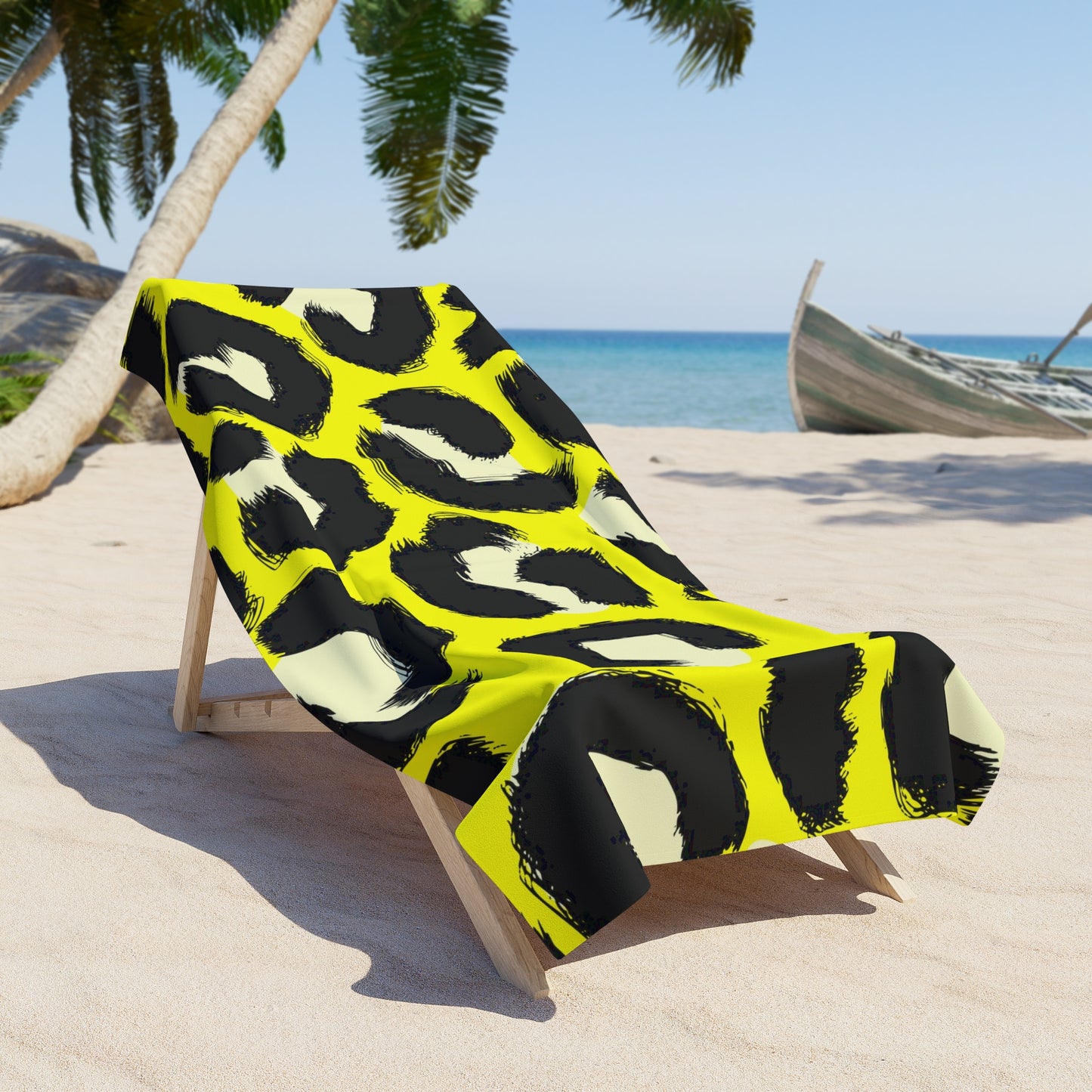Leopard  Beach Towel - Summer Vibes