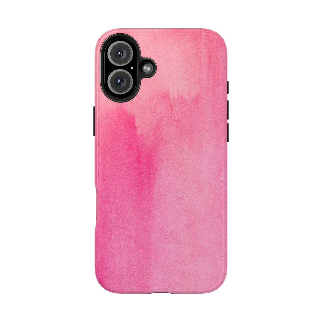 Custodie eleganti e resistenti per telefono - Design acquerello rosa, protezione durevole, idea regalo per adolescenti, accessori tecnologici alla moda