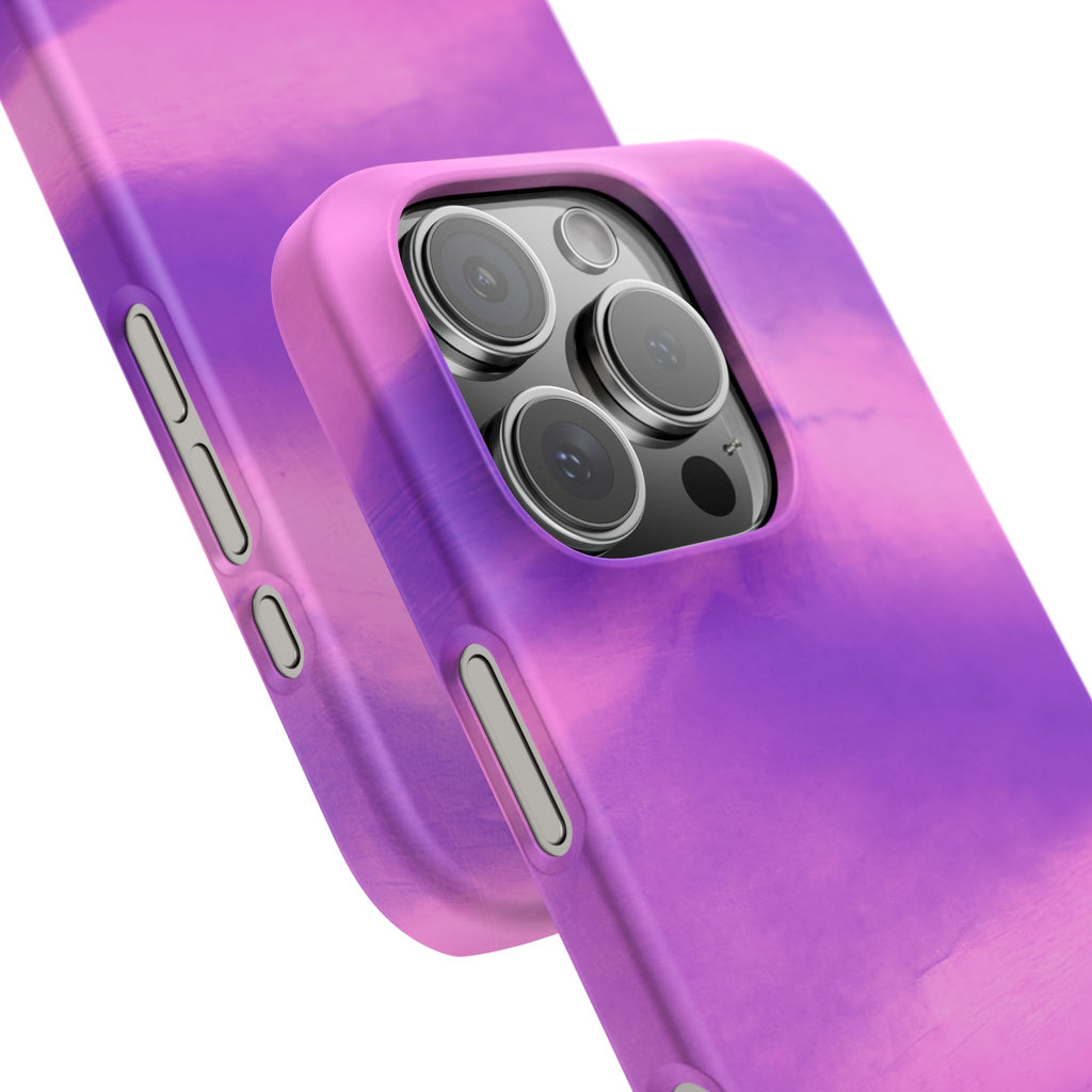 Stylish Purple Marble Snap Case for Phone