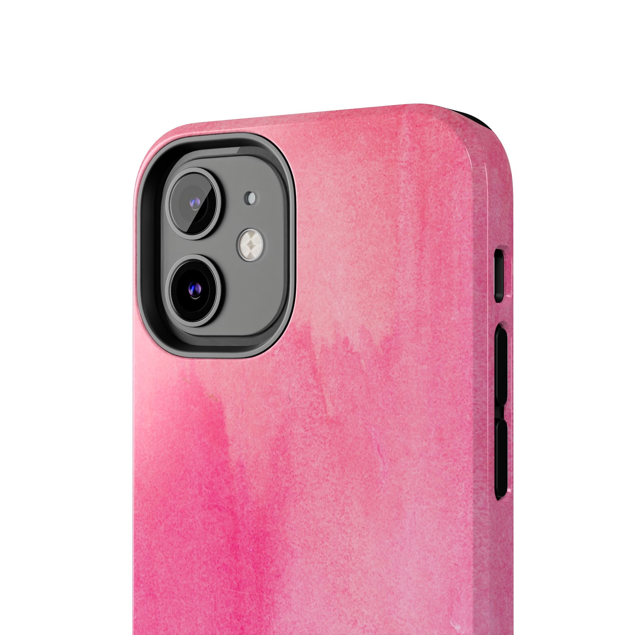 Custodie eleganti e resistenti per telefono - Design acquerello rosa, protezione durevole, idea regalo per adolescenti, accessori tecnologici alla moda