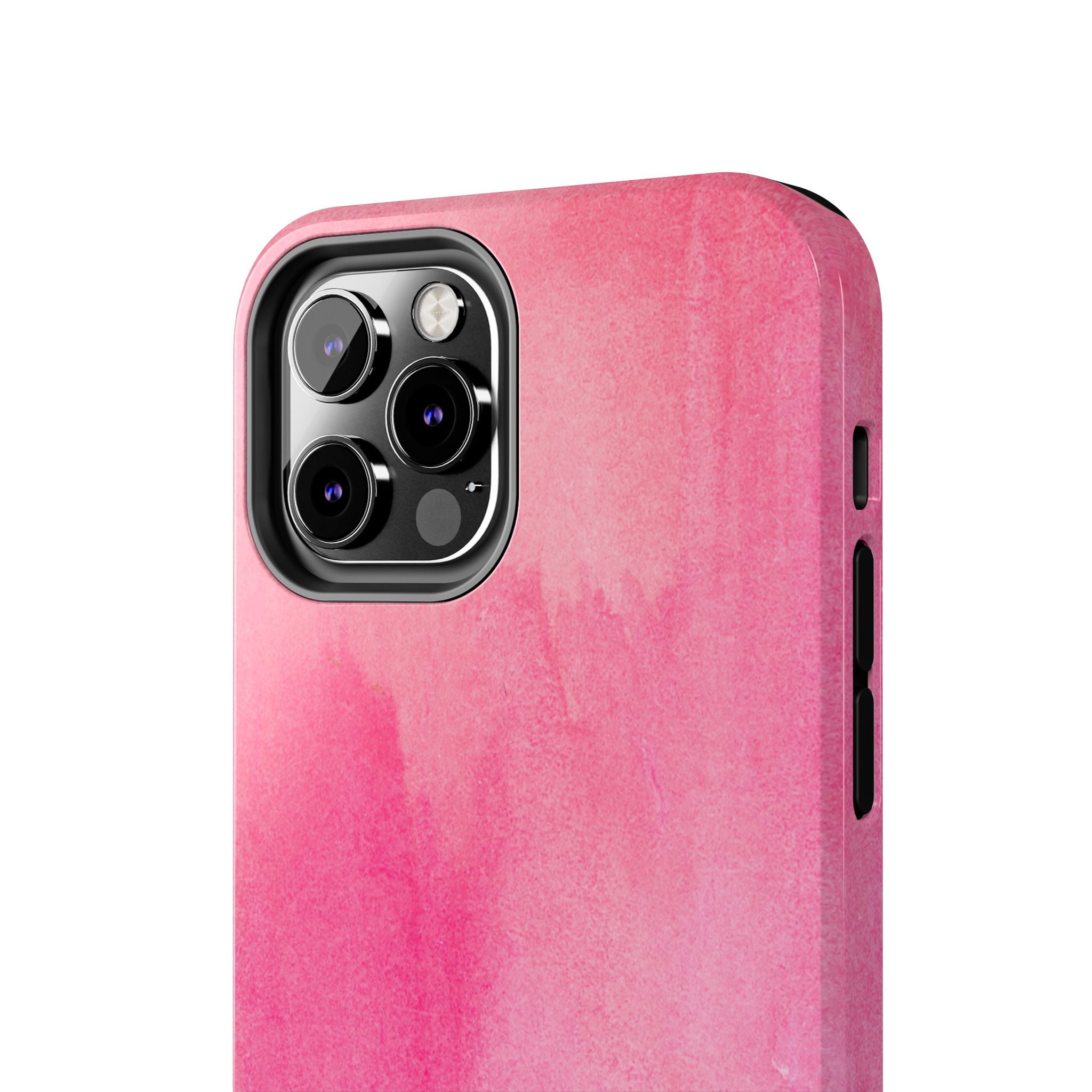 Custodie eleganti e resistenti per telefono - Design acquerello rosa, protezione durevole, idea regalo per adolescenti, accessori tecnologici alla moda