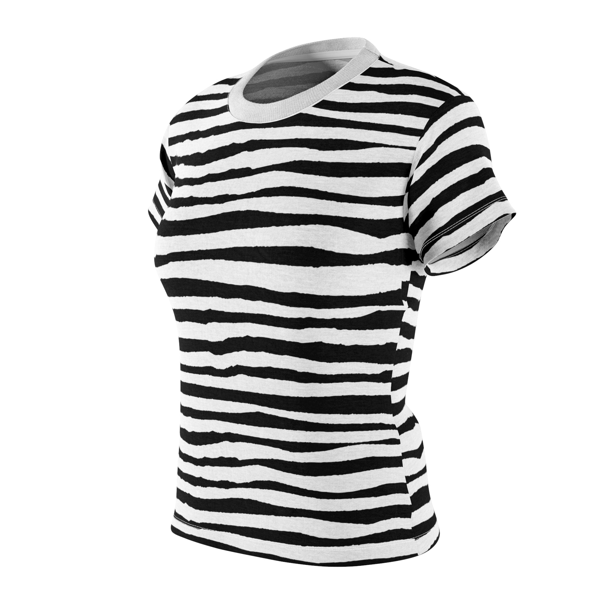 Zebra Striped Women's Tee