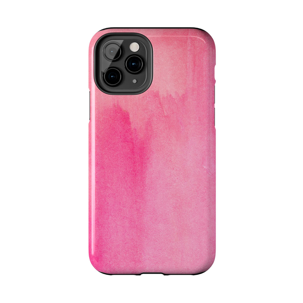 Custodie eleganti e resistenti per telefono - Design acquerello rosa, protezione durevole, idea regalo per adolescenti, accessori tecnologici alla moda