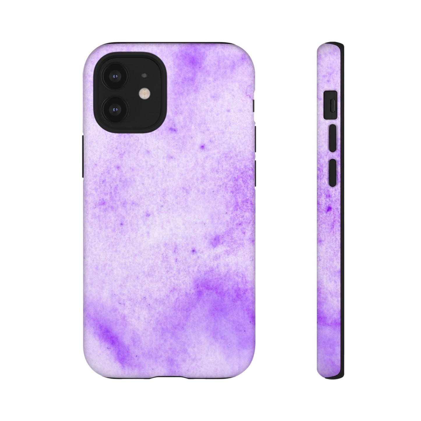 Stylish Phone Case, Purple Marble Design