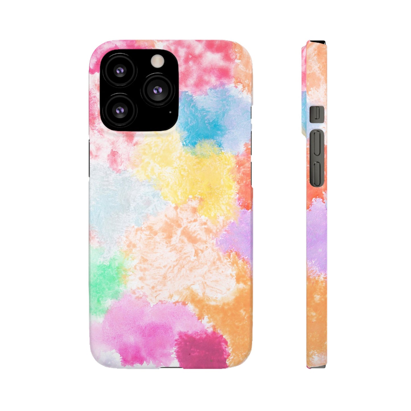 Colorful Watercolor Snap Cases for Phones