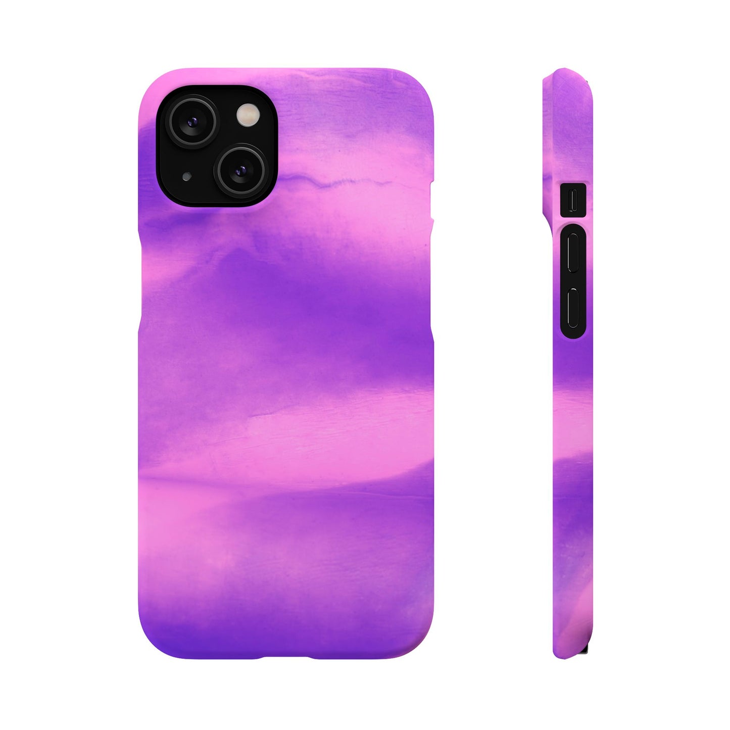Stylish Purple Marble Snap Case for Phone