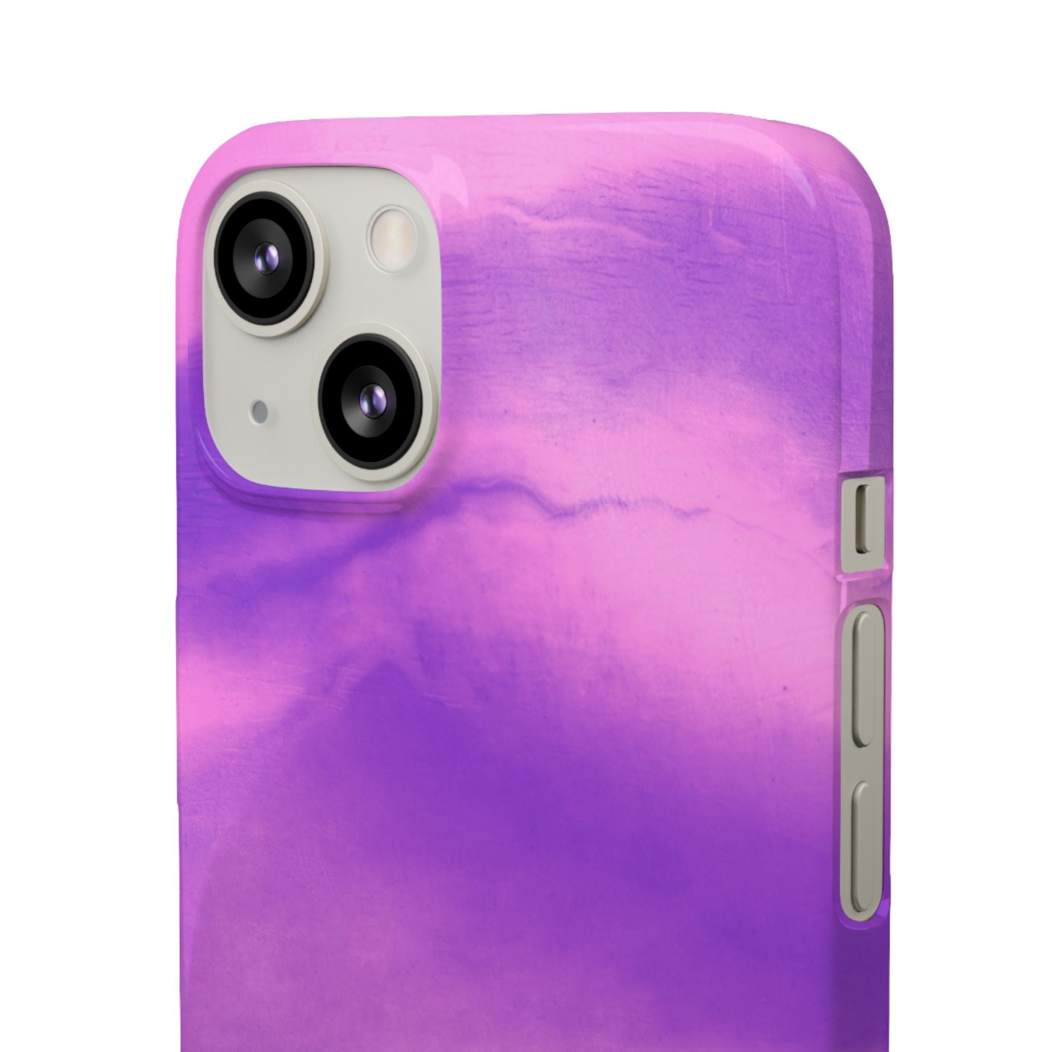 Stylish Purple Marble Snap Case for Phone