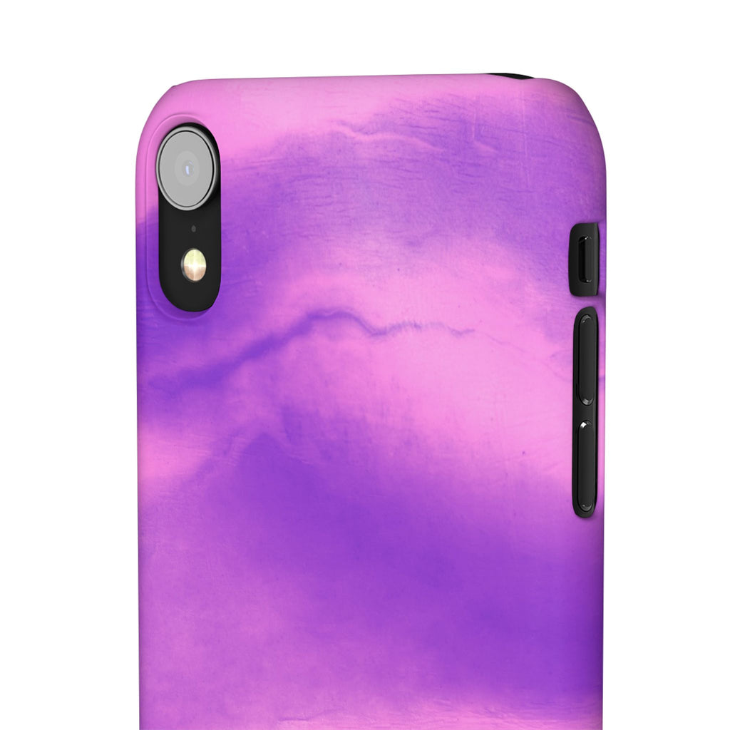 Stylish Purple Marble Snap Case for Phone