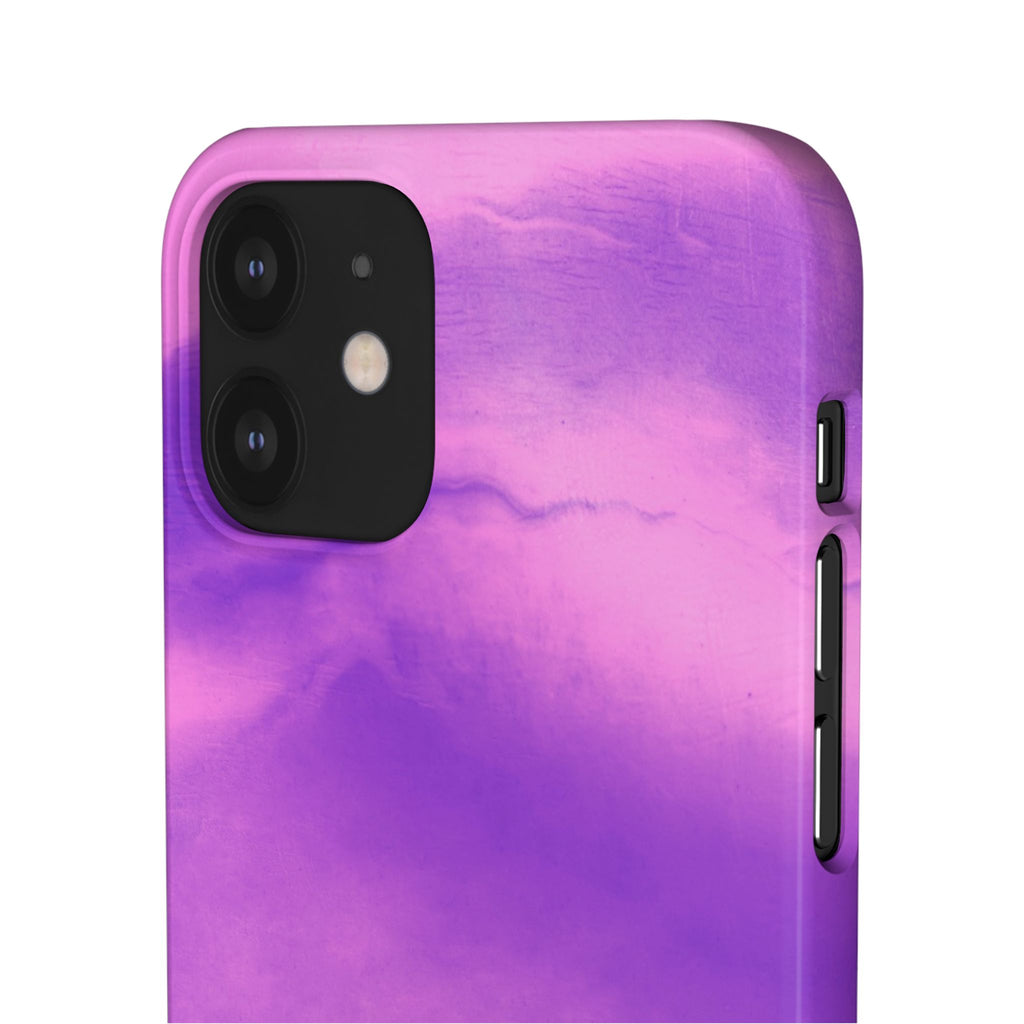 Stylish Purple Marble Snap Case for Phone
