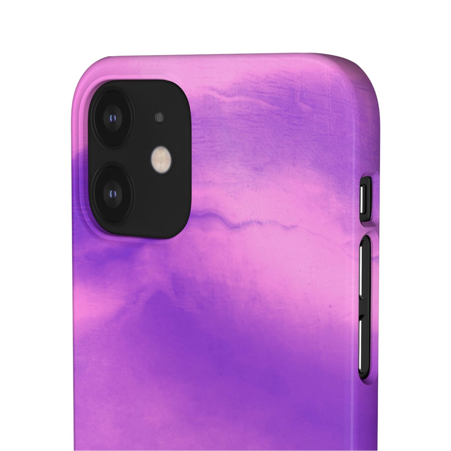 Stylish Purple Marble Snap Case for Phone
