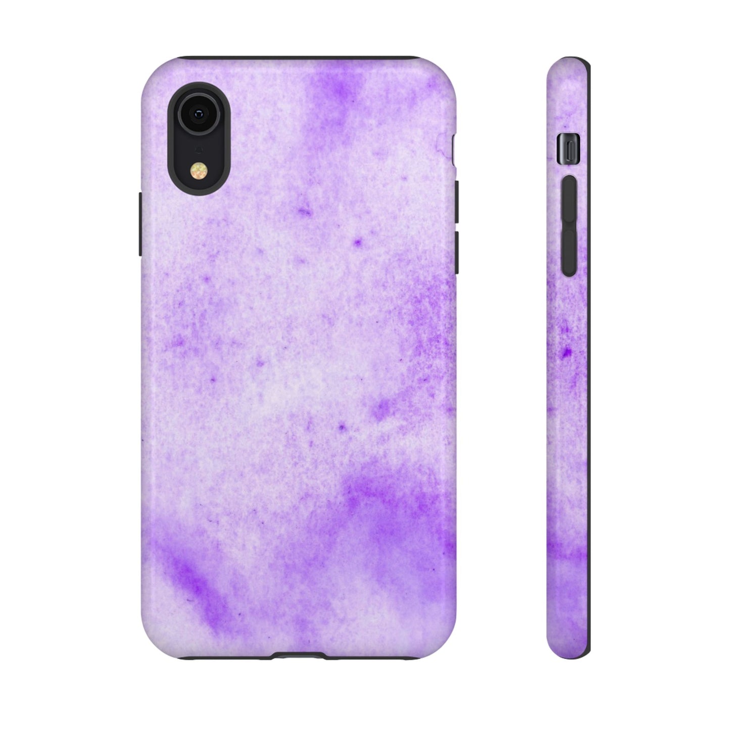 Stylish Phone Case, Purple Marble Design