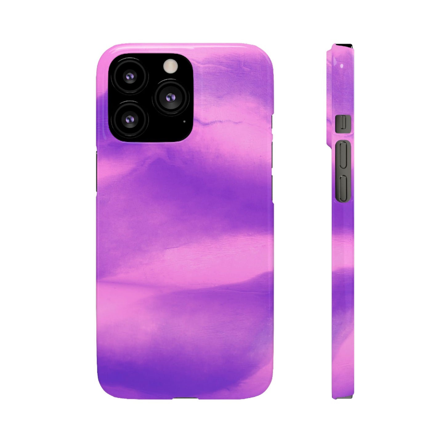 Stylish Purple Marble Snap Case for Phone