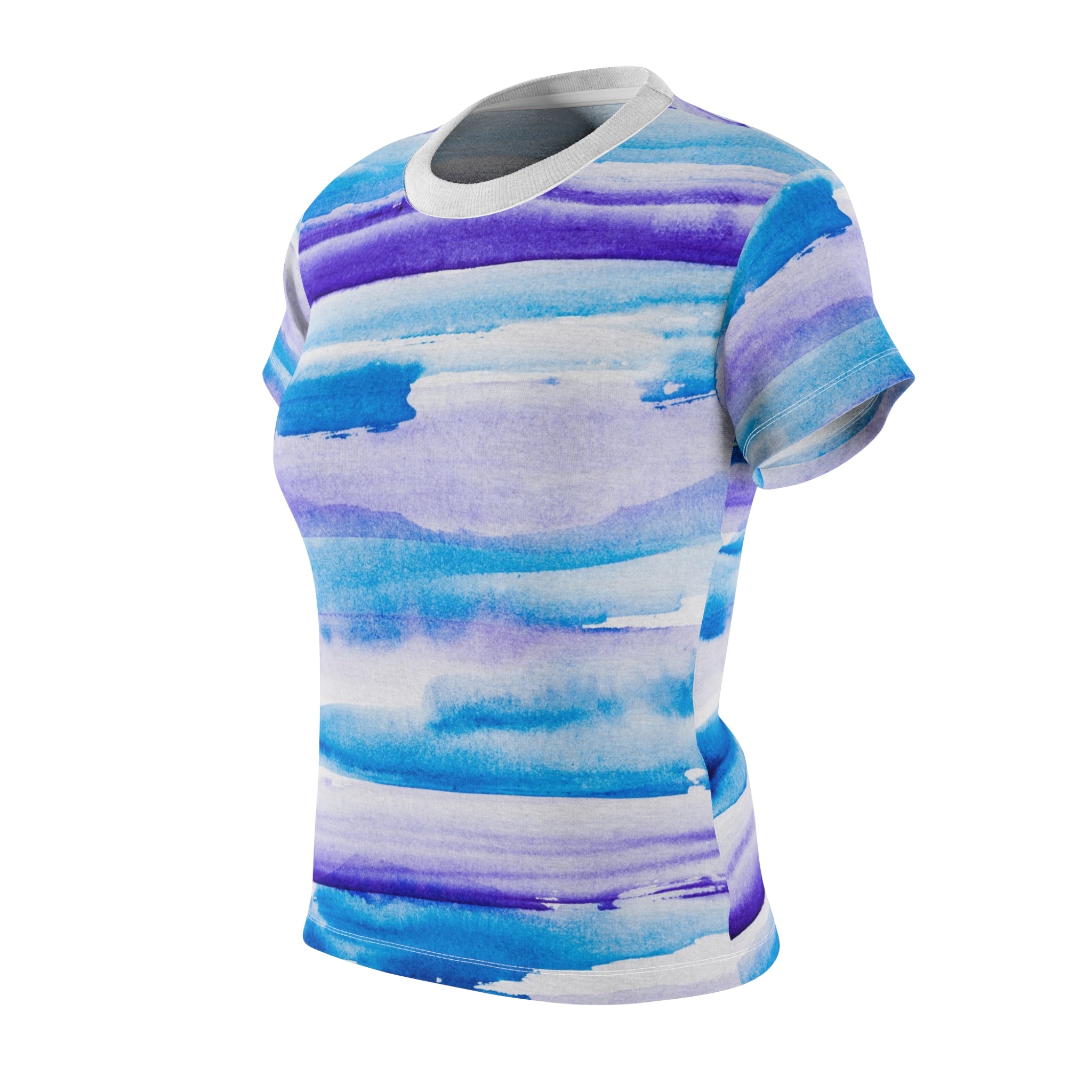 Artistic Tee - Vibrant Watercolor