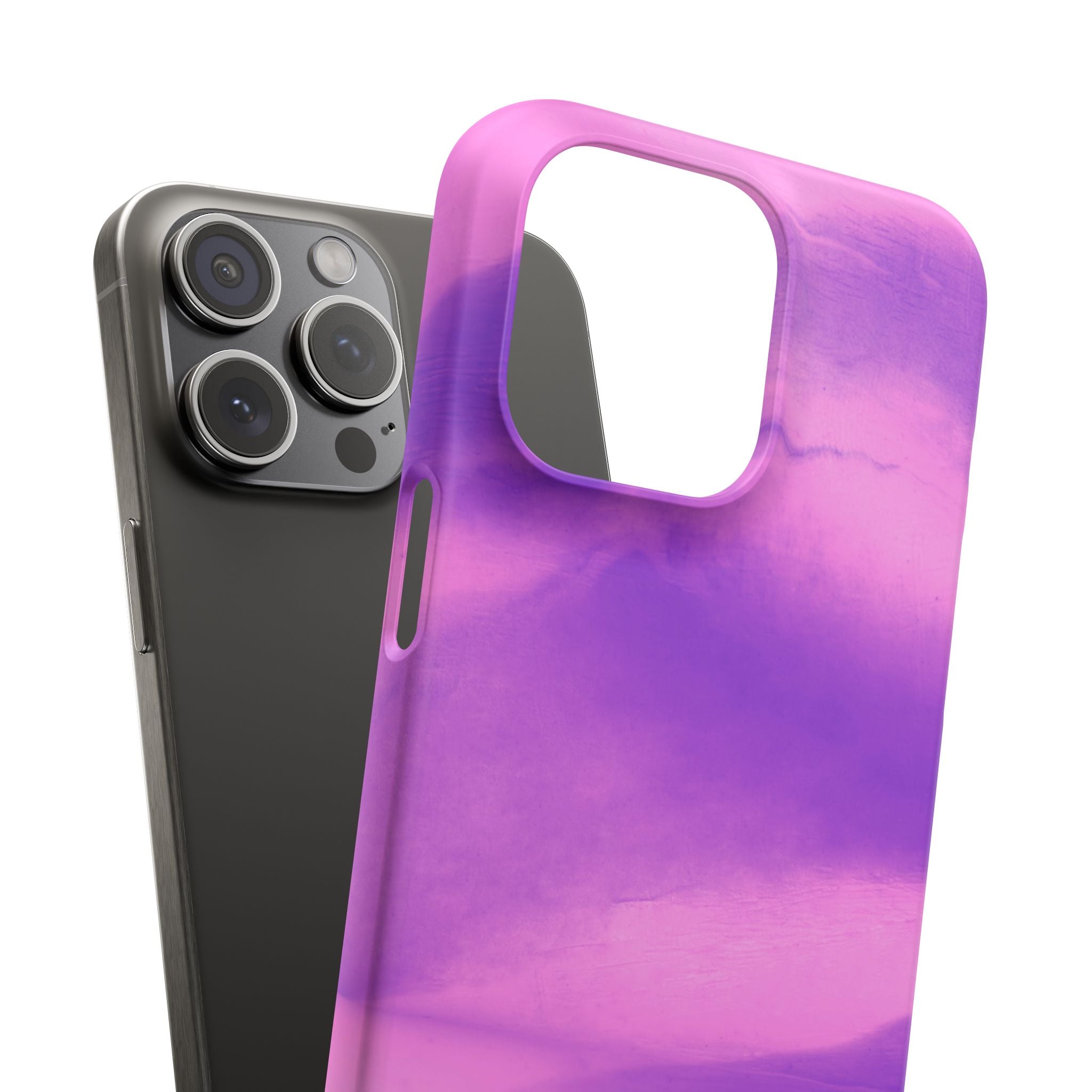 Stylish Purple Marble Snap Case for Phone