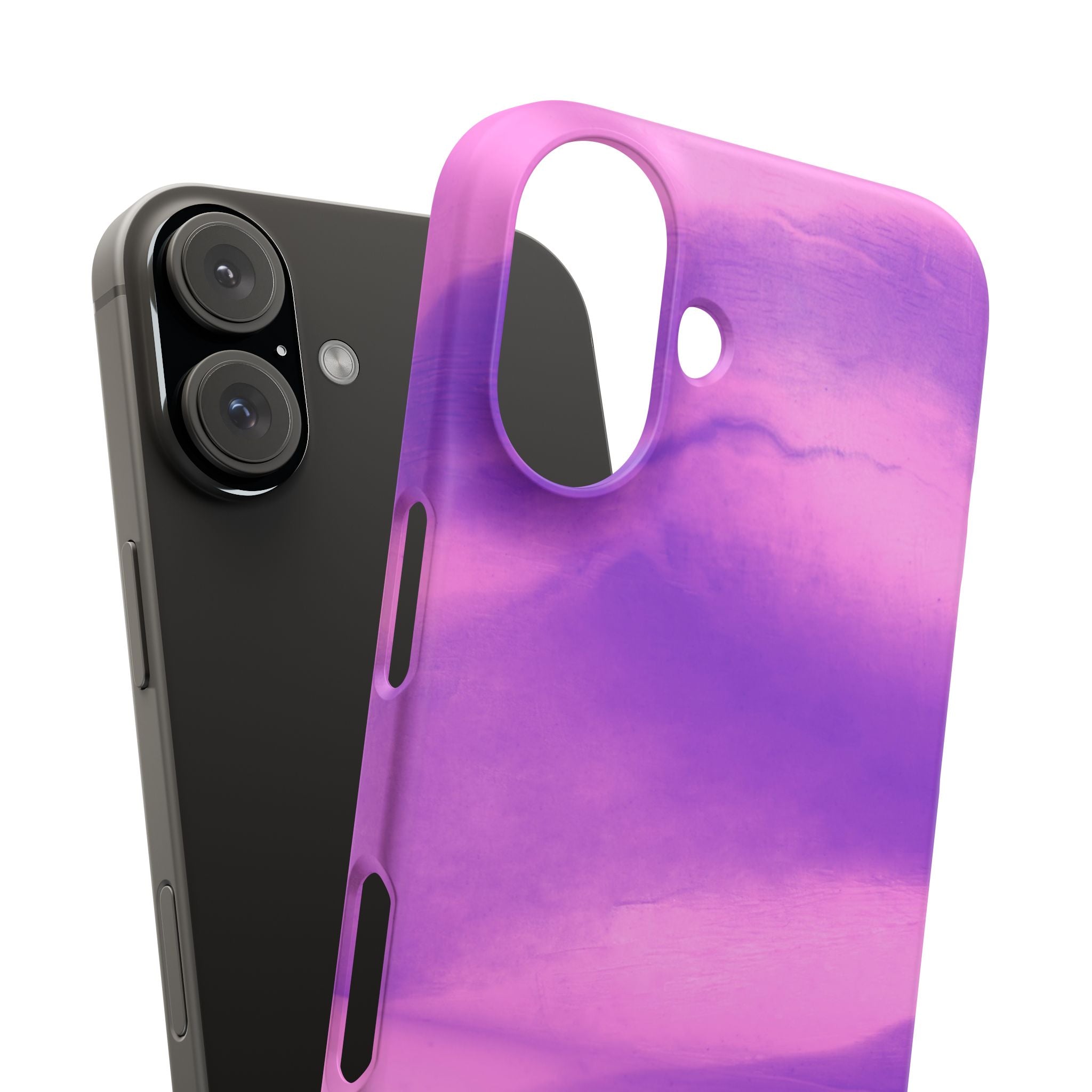 Stylish Purple Marble Snap Case for Phone