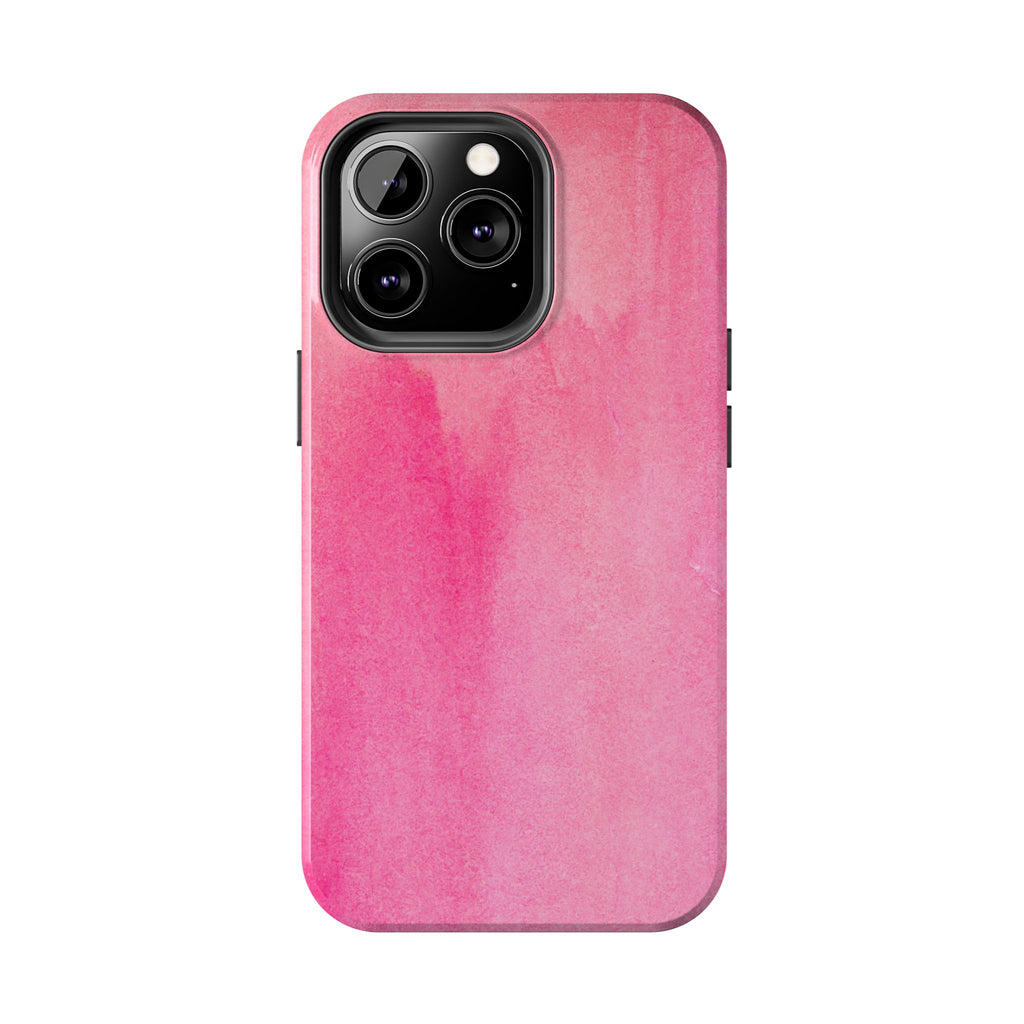 Custodie eleganti e resistenti per telefono - Design acquerello rosa, protezione durevole, idea regalo per adolescenti, accessori tecnologici alla moda