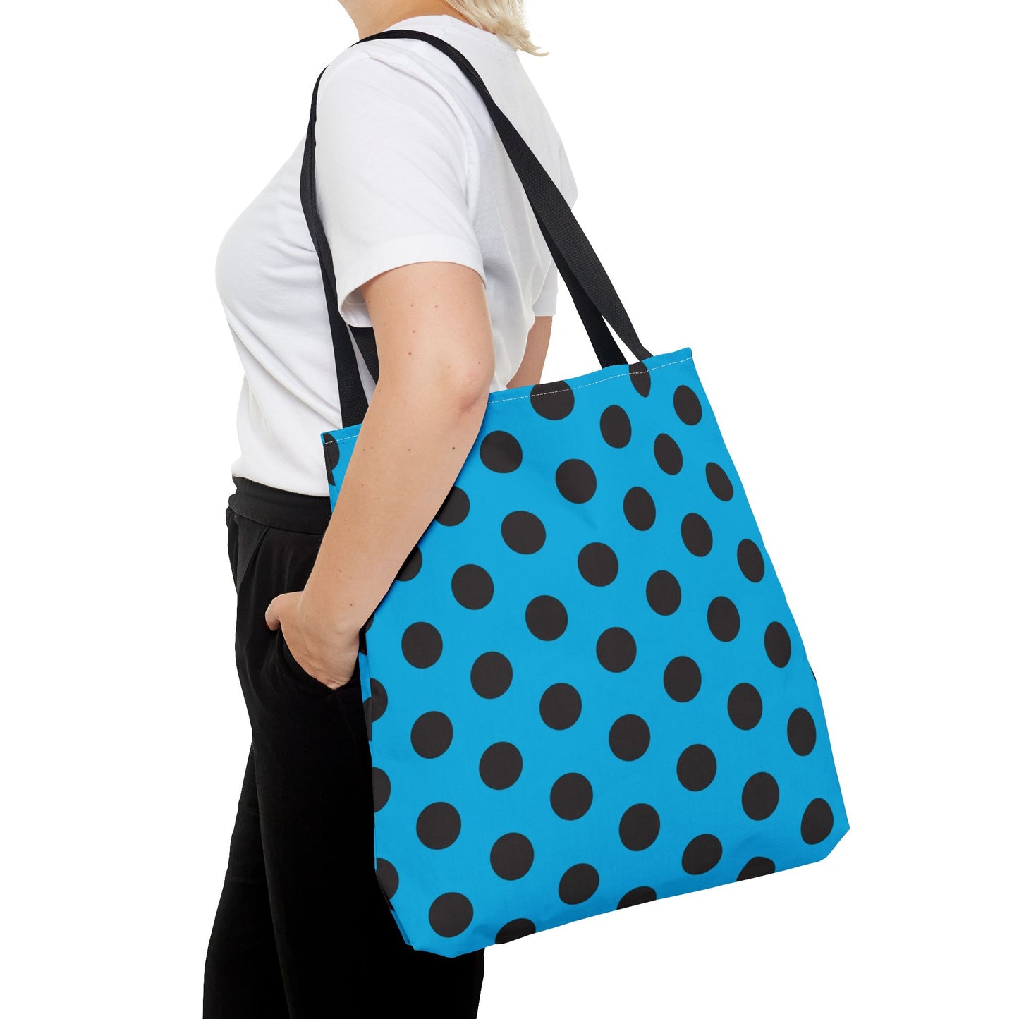 borsa a bolli  - Stylish Blu & Nero