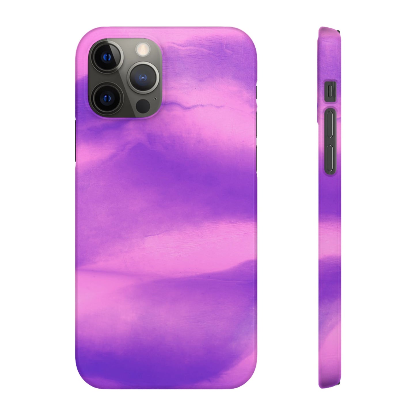 Stylish Purple Marble Snap Case for Phone