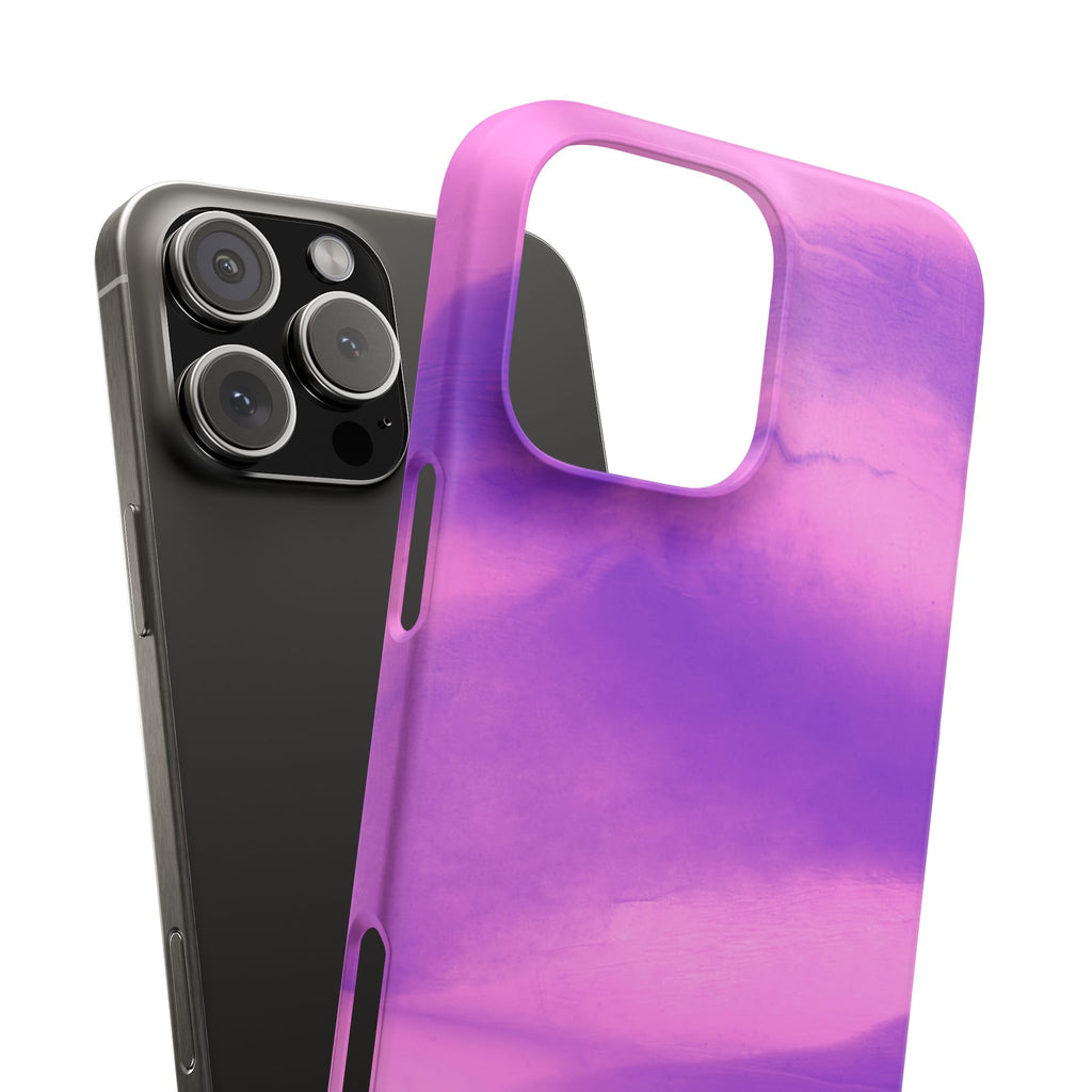 Stylish Purple Marble Snap Case for Phone