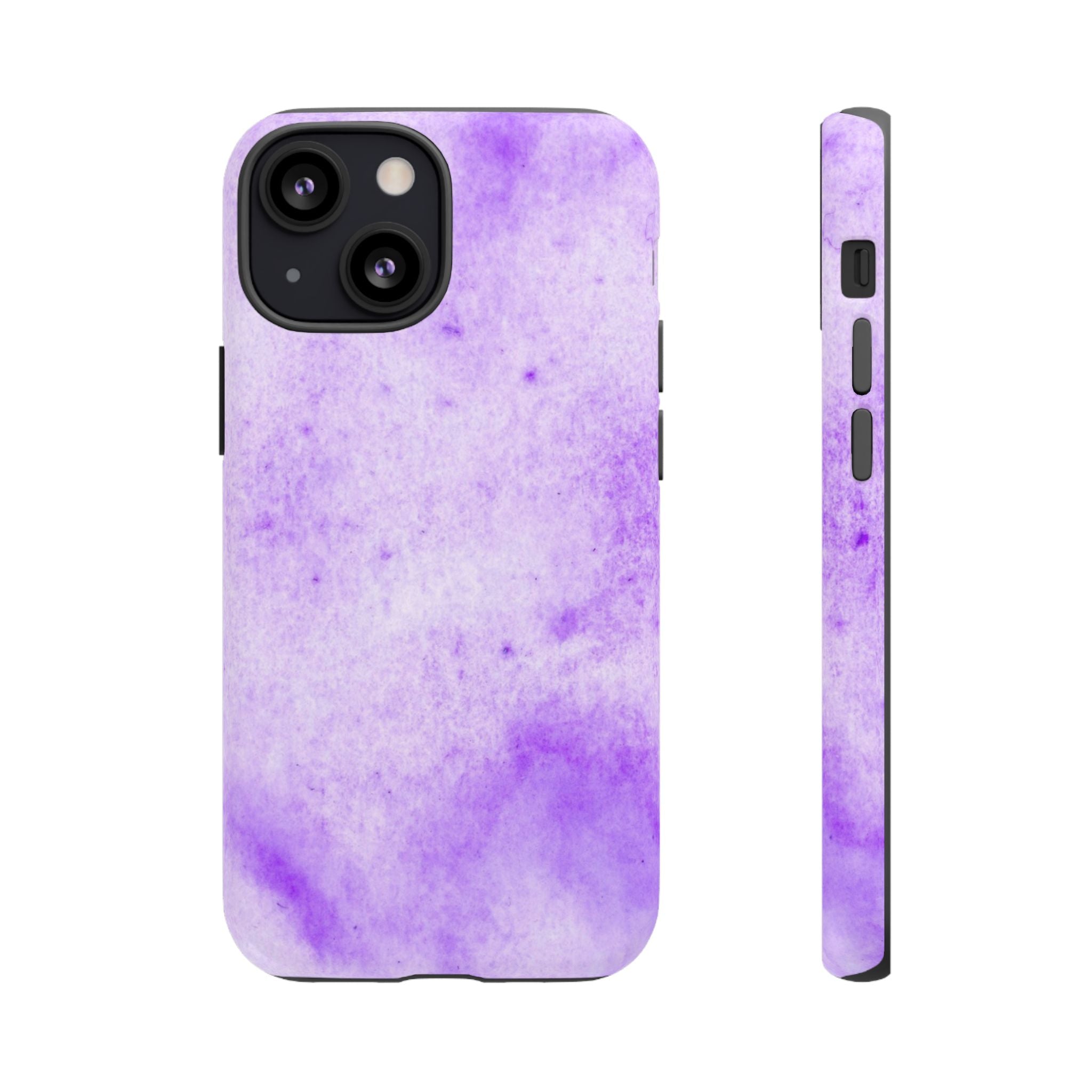 Stylish Phone Case, Purple Marble Design