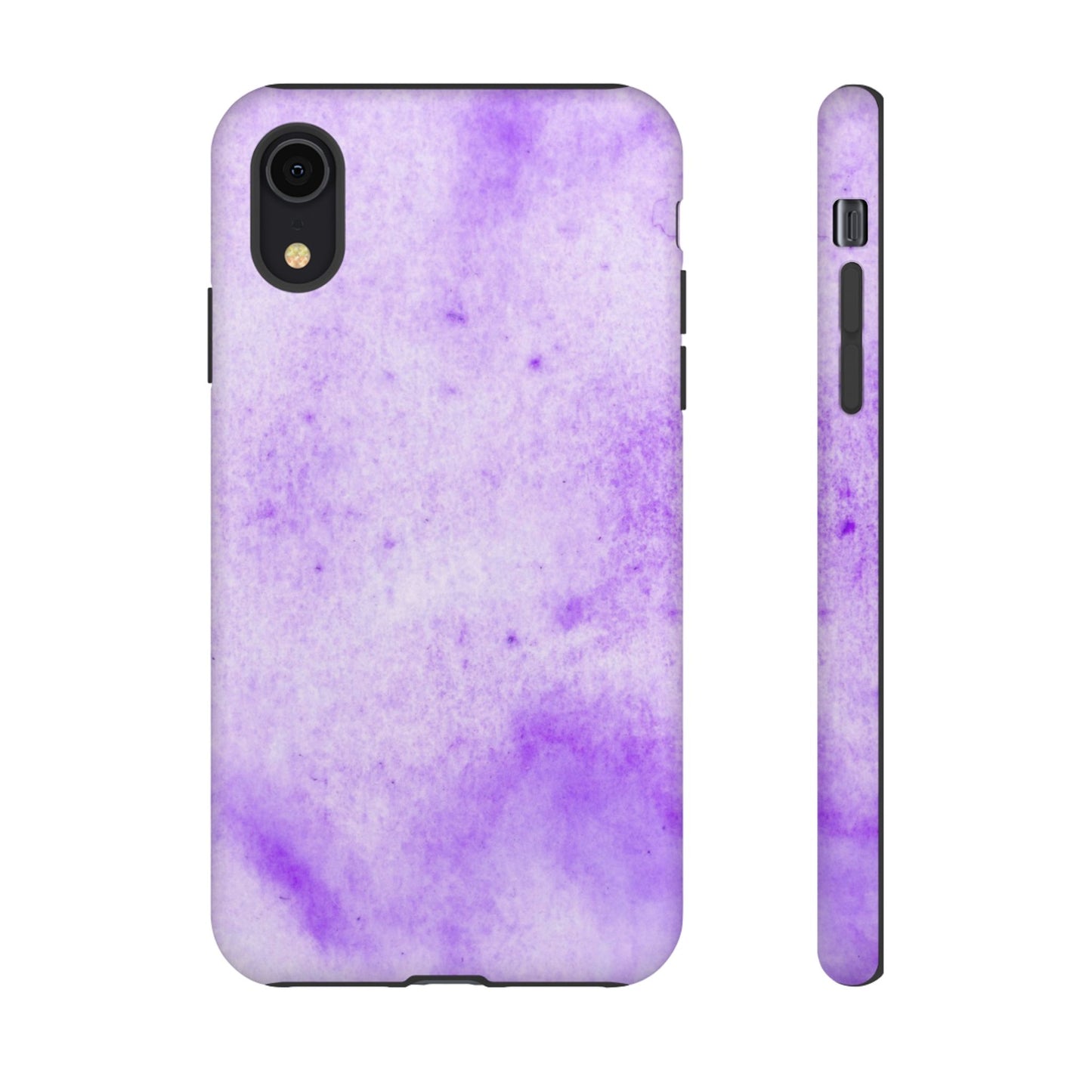 Stylish Phone Case, Purple Marble Design